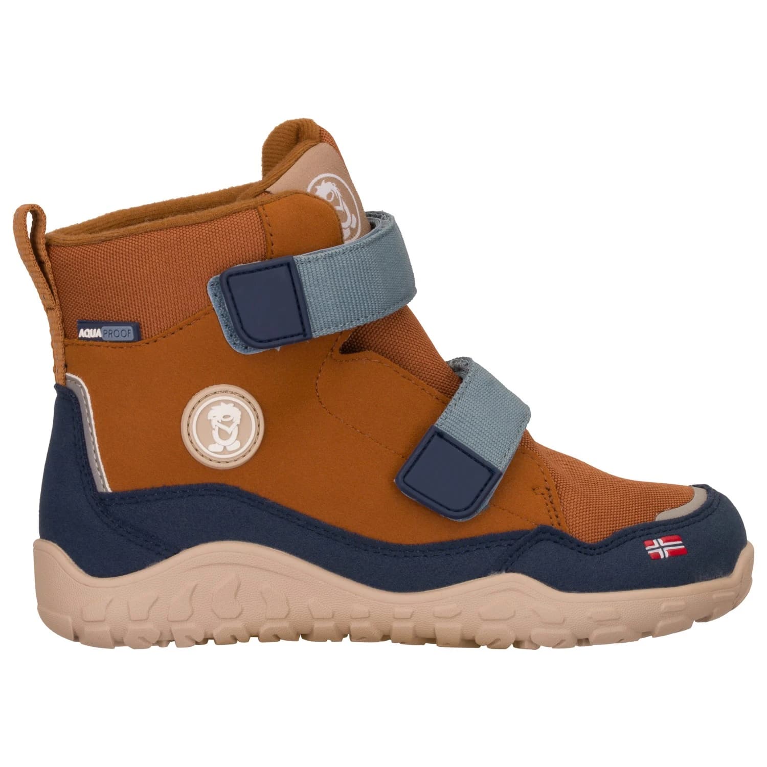 Детски зимни ботуши Trollkids Kid's Lyngdal Barefoot Winter Hiker Winter boots - Teak Brown