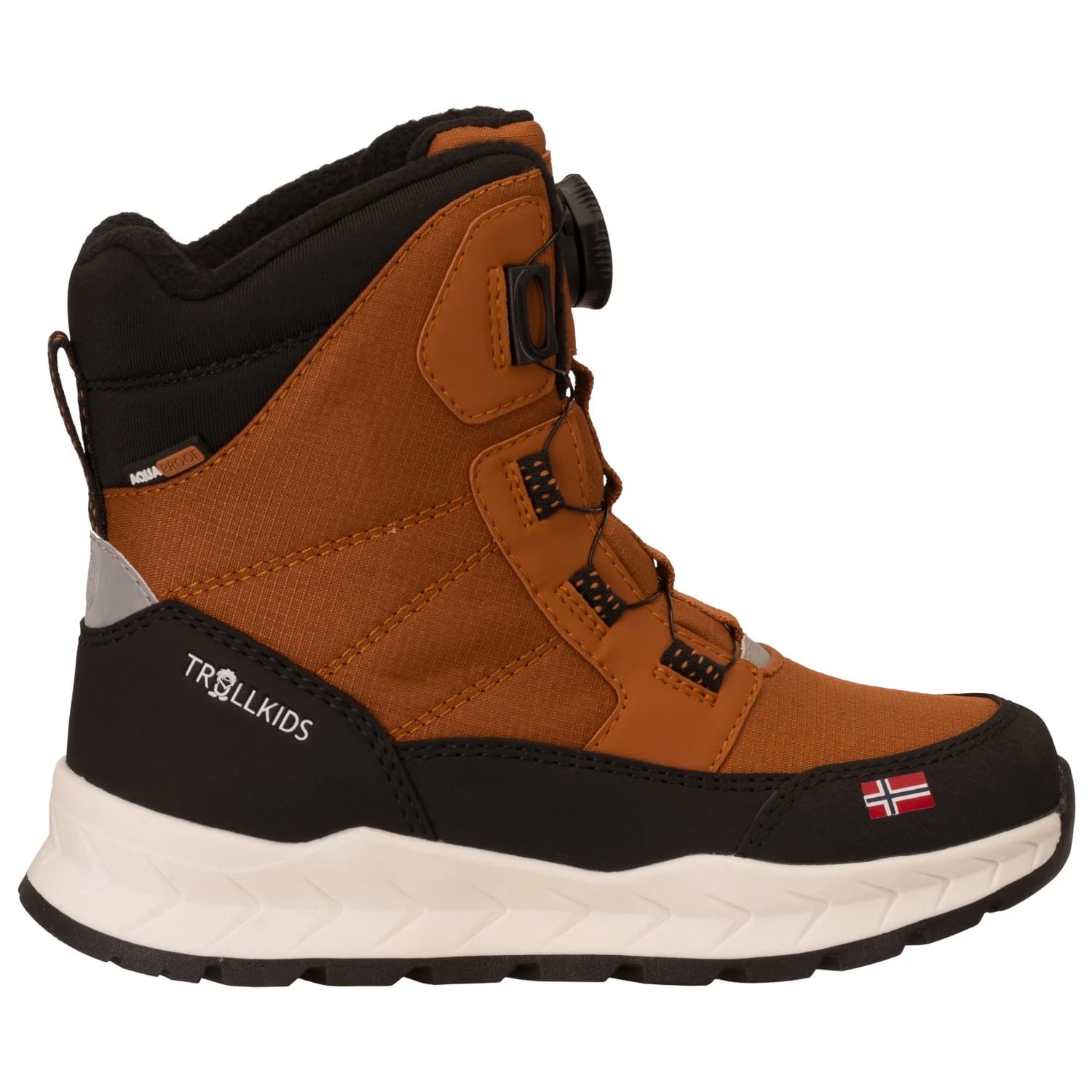 Детски зимни ботуши Trollkids Kid's Torvik Winter Boots - Teak Brown