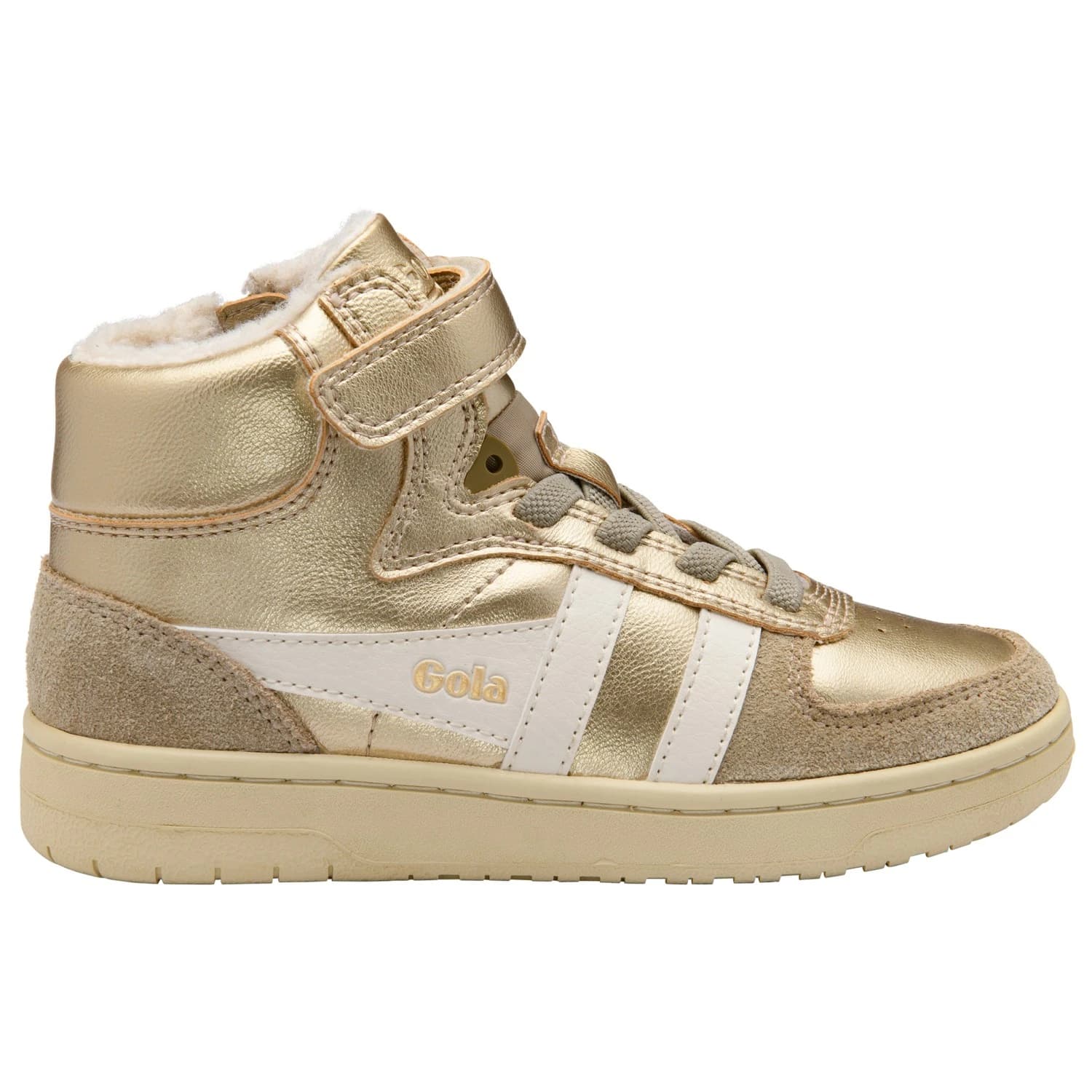 Детски маратонки Gola Kid's Talon Glimmer Sneakers - Gold / Off White
