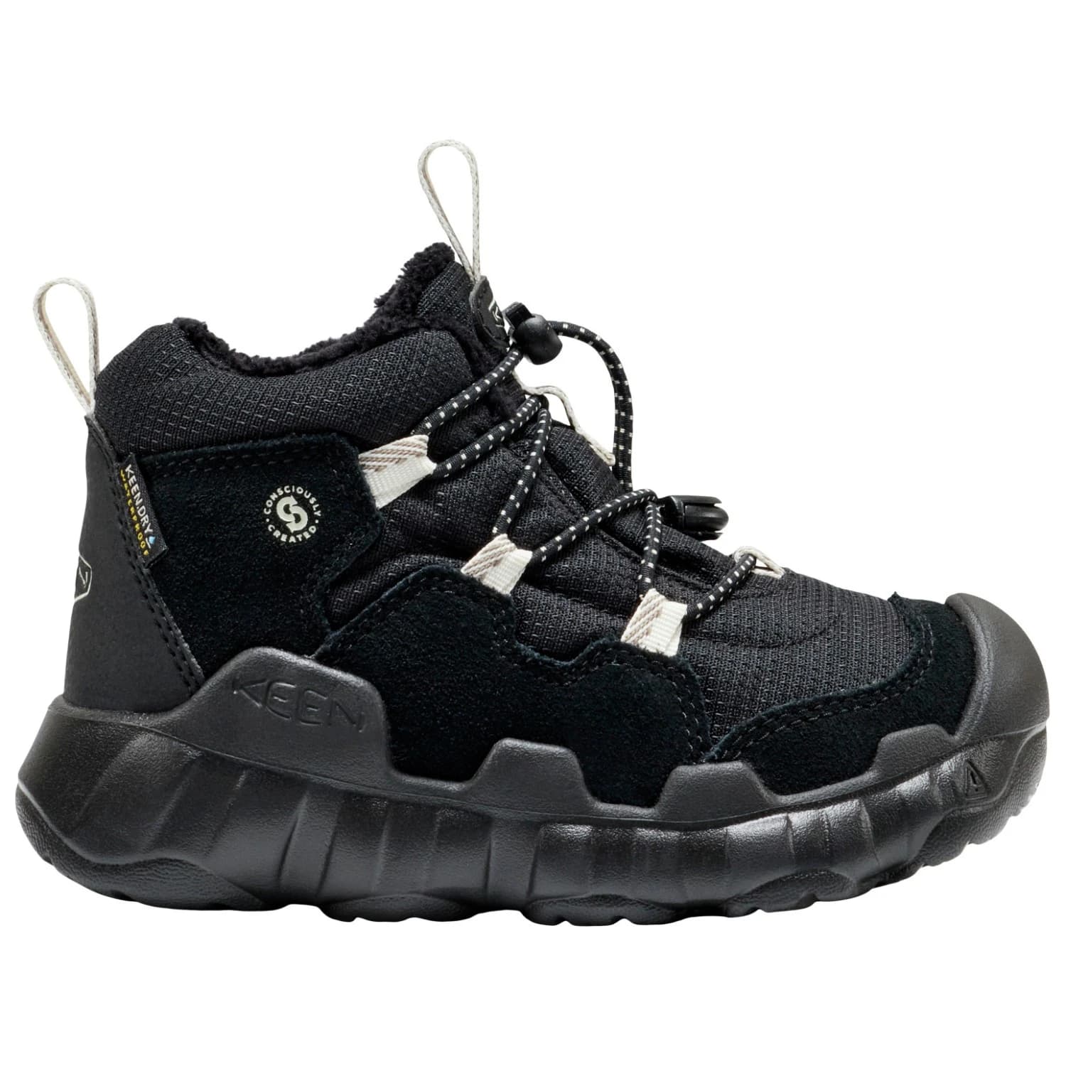 Детски зимни ботуши Keen Kid's Hypowser Chukka WP Winter boots - Black / Birch