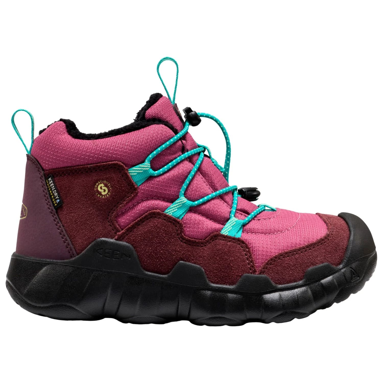 Зимни ботуши Keen Youth Hypowser Chukka WP Winter boots - Huckleberry / Violet Quartz