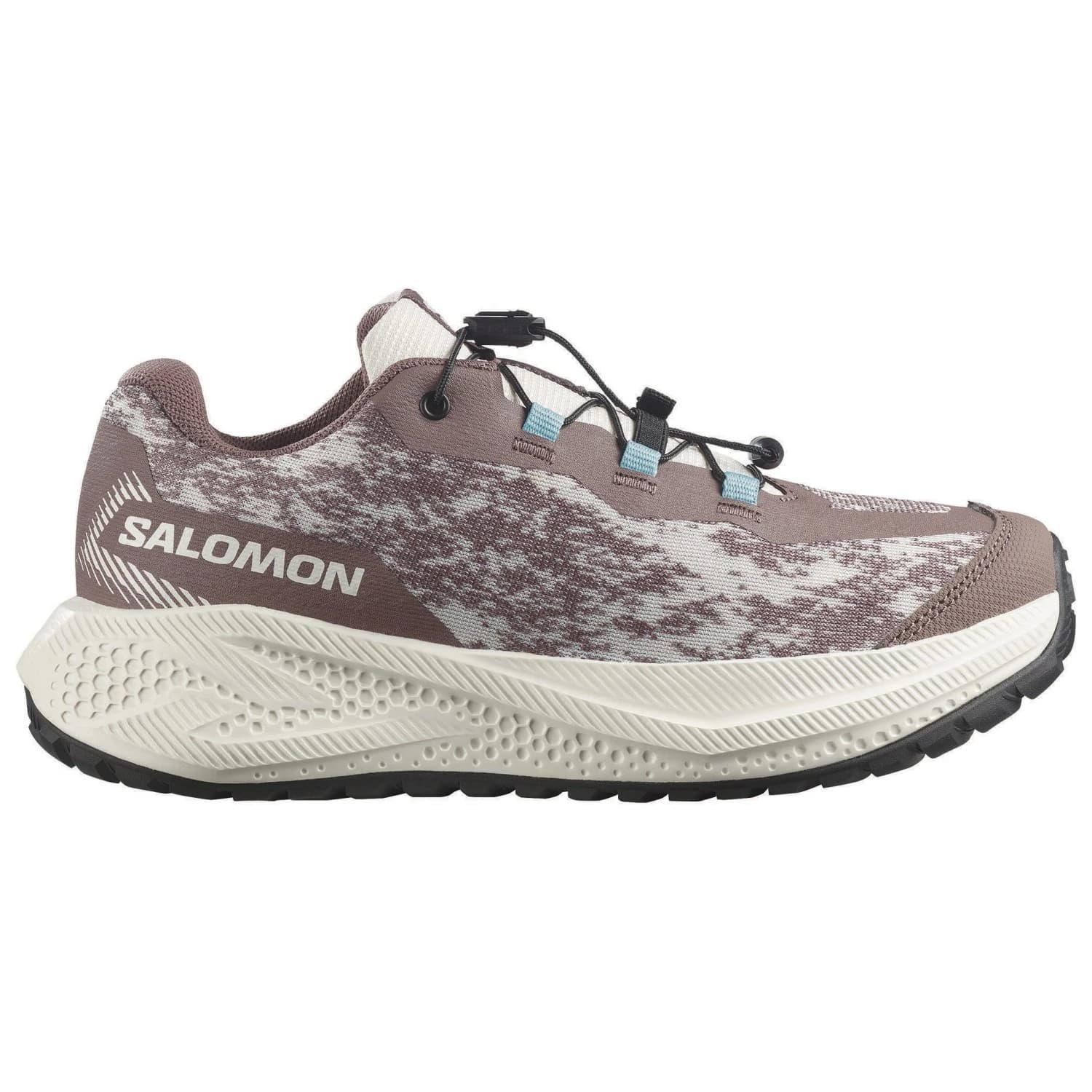Детски маратонки Salomon Kid's Aero GRVL Running shoes - Iron / Vanilla Ice / Ojos Del Salar
