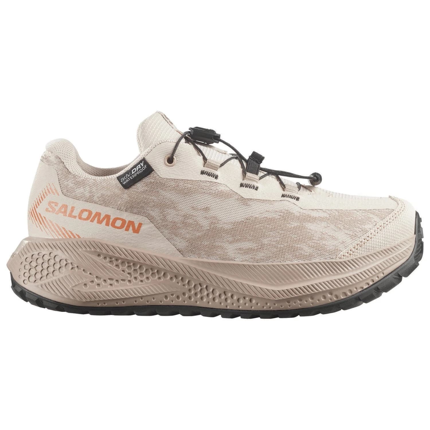 Детски маратонки Salomon Kid's Aero GRVL Waterproof Running shoes - Tapioca / White Pepper / Nectarine