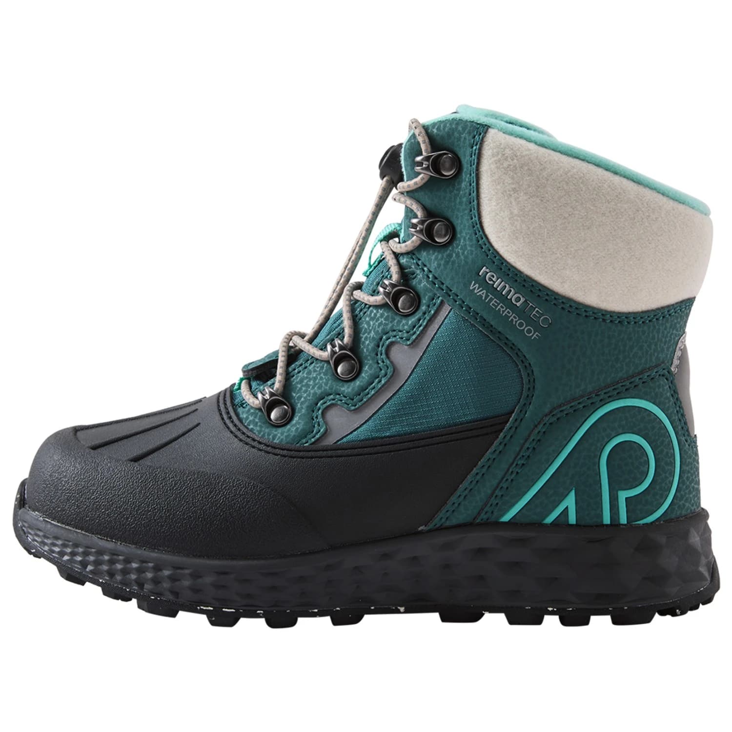 Детски зимни ботуши Reima Kid's Reimatec Shoes Hallava Lace Winter boots - Dark Teal
