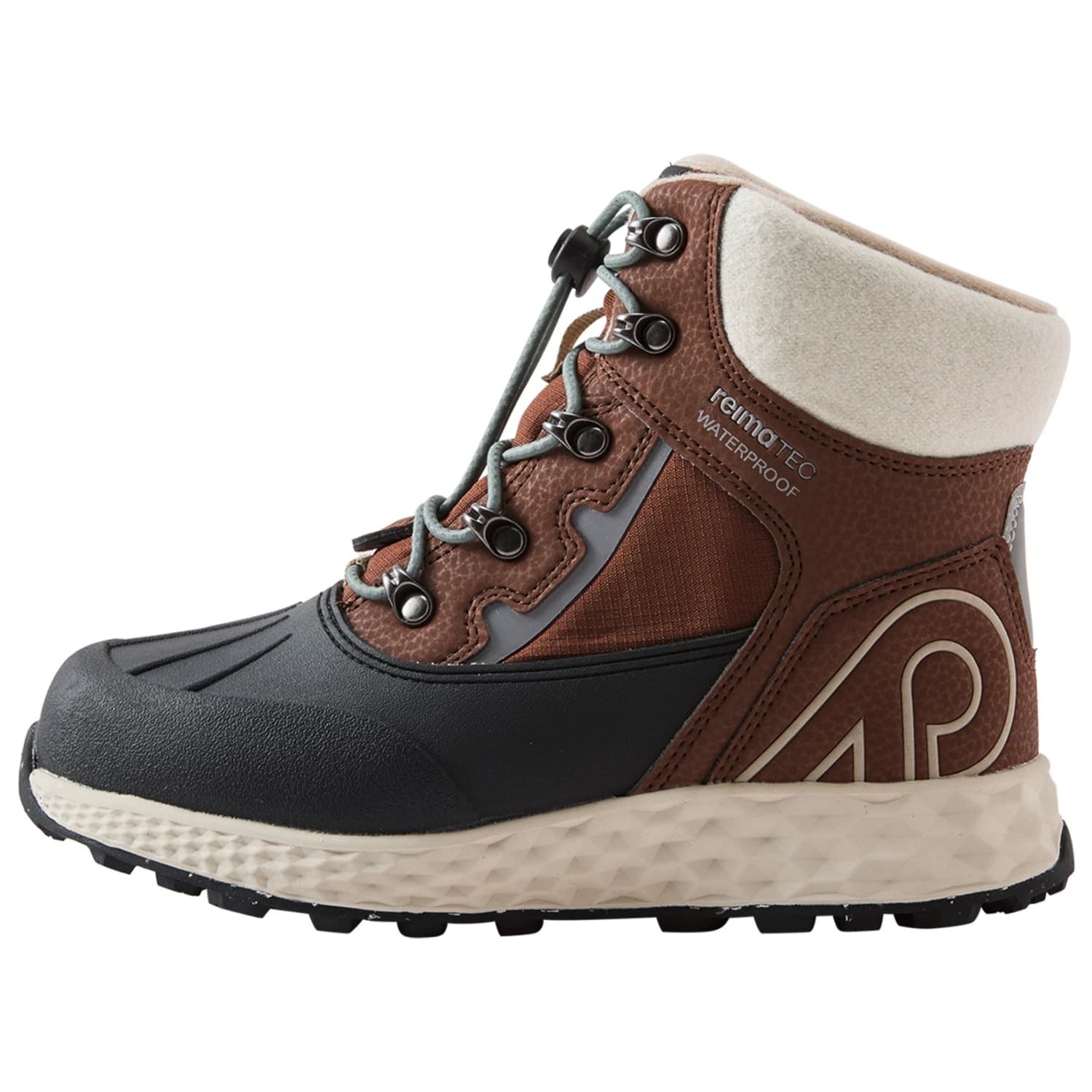 Детски зимни ботуши Reima Kid's Reimatec Shoes Hallava Lace Winter boots - Umber Brown
