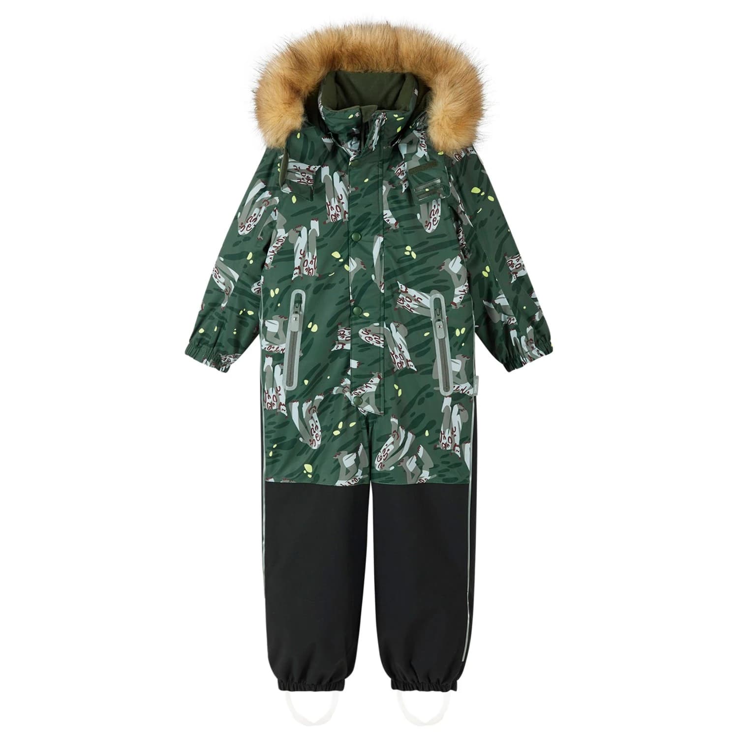Детска грейка Reima Kid's Reimatec Winter Overall Kipina Overall - Thyme Green
