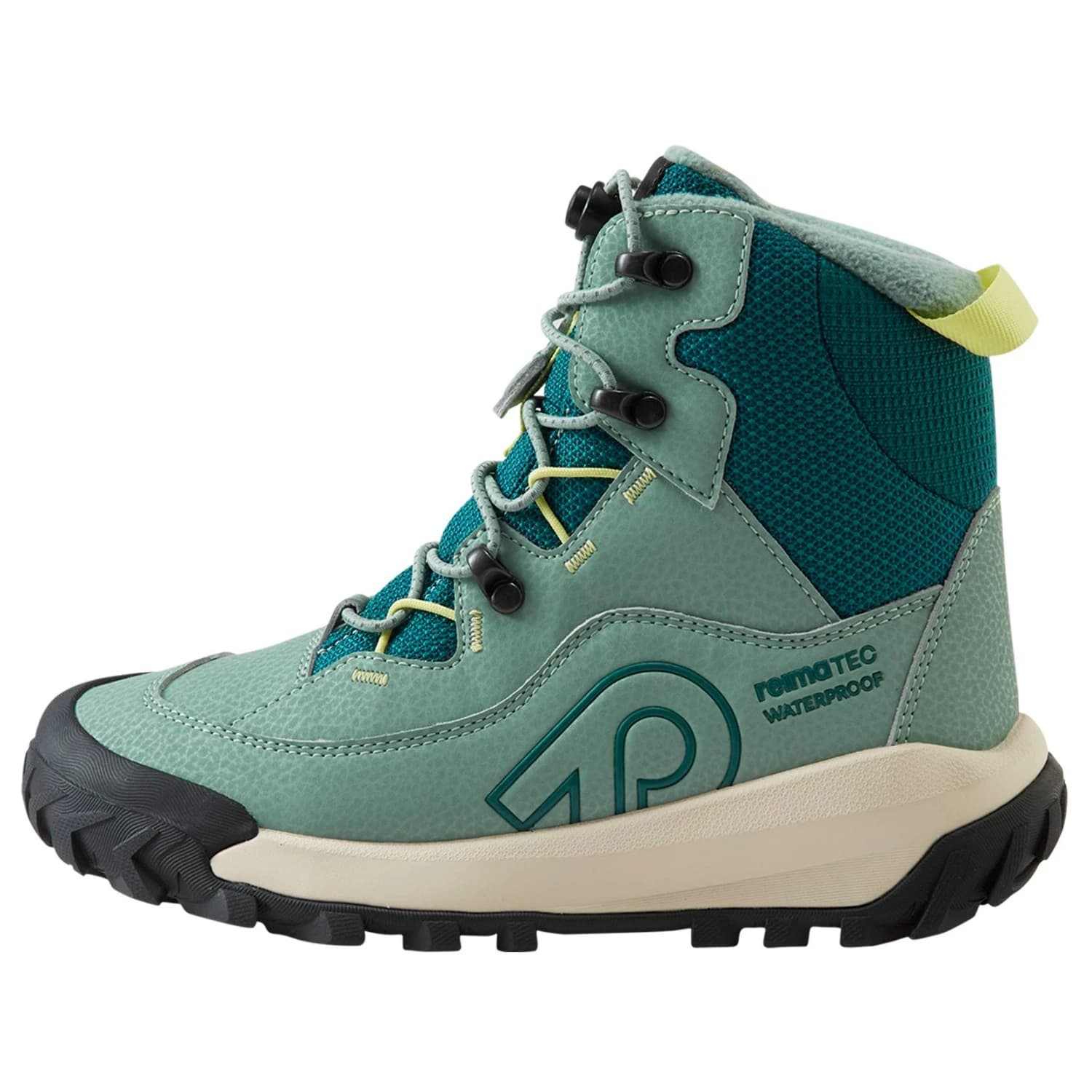 Детски зимни ботуши Reima Kid's Winter Boots Kulkuri Frost Winter boots - Stone Green