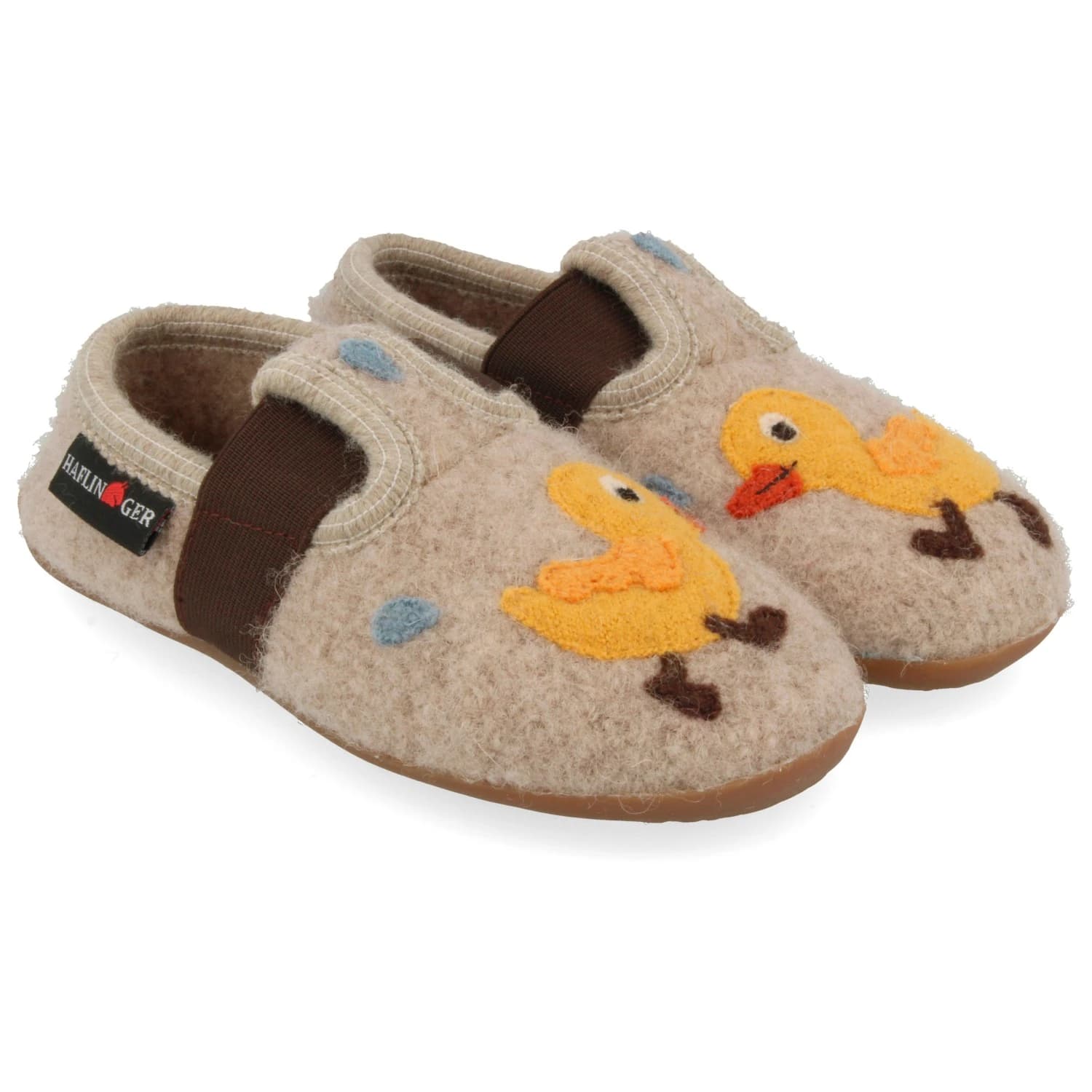 Детски пантофи Haflinger Kid's Everest Quak Quak Slippers - Paper Melange