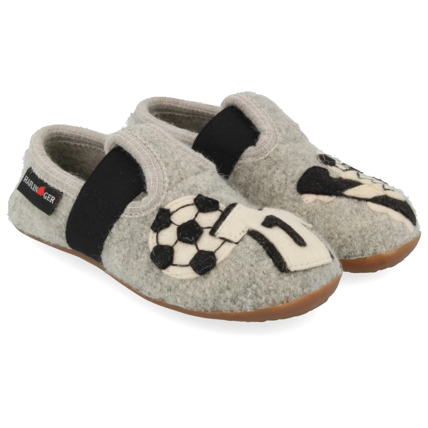 Детски пантофи Haflinger Kid's Everest Team Slippers - Stone Grey Melange