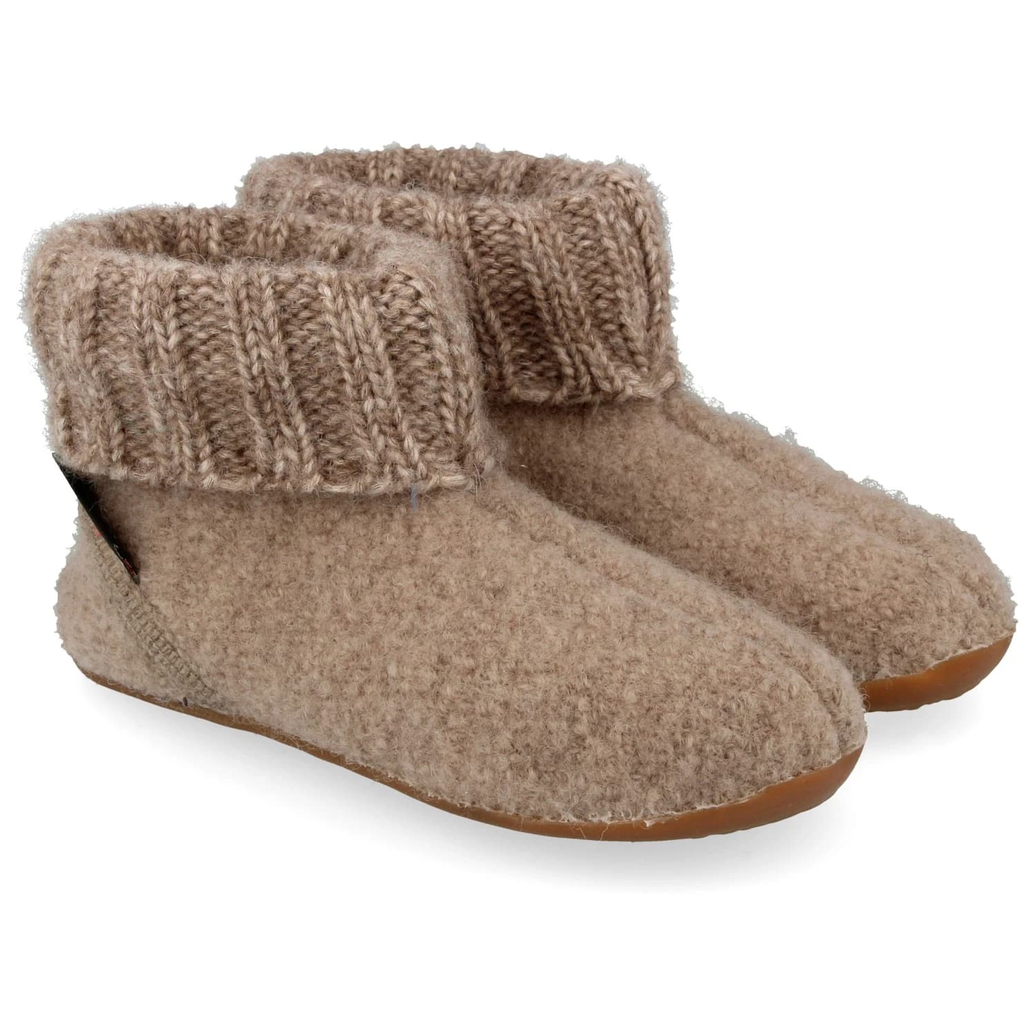 Детски пантофи Haflinger Kid's Karlo Slippers - Beige Melange