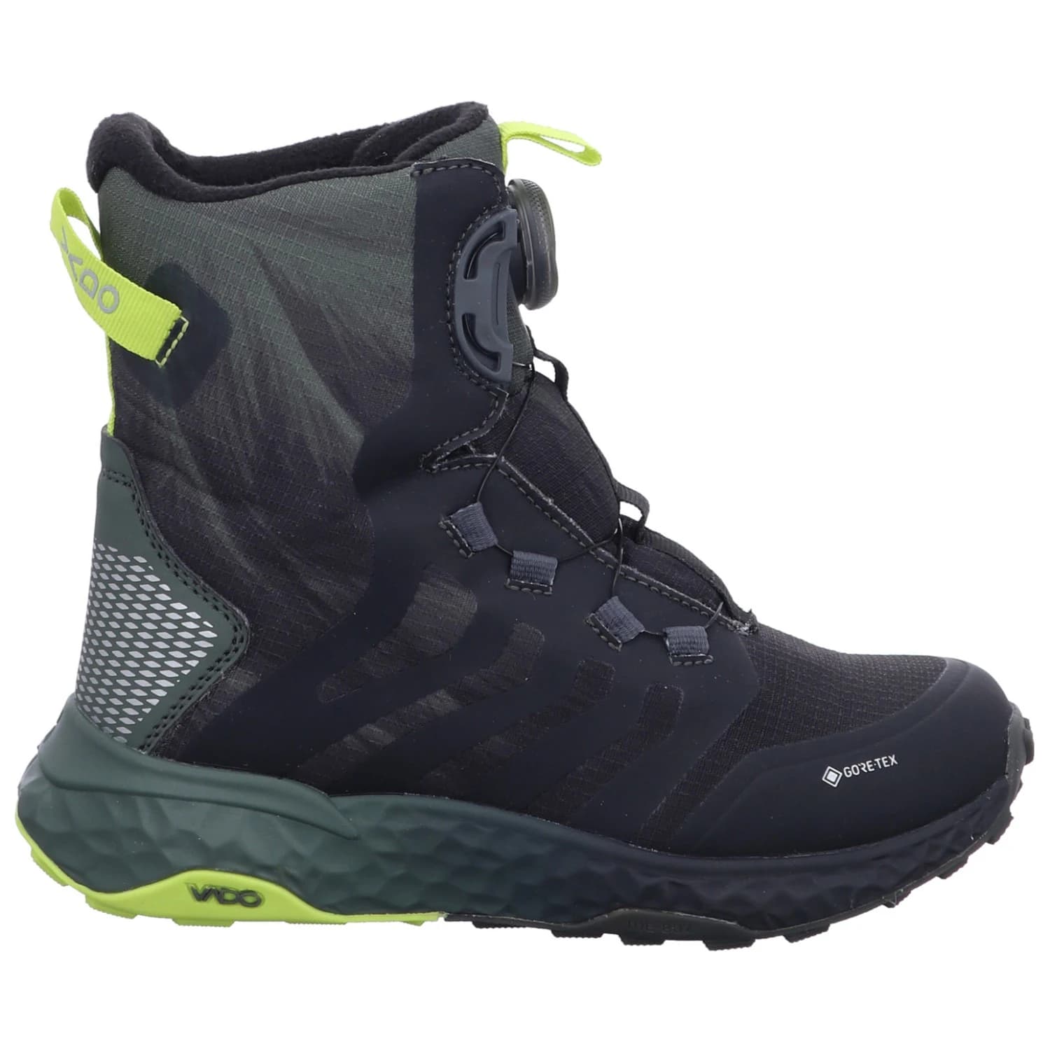 Детски туристически обувки VADO Kid's Surfer High Boa GTX Walking boots - Black