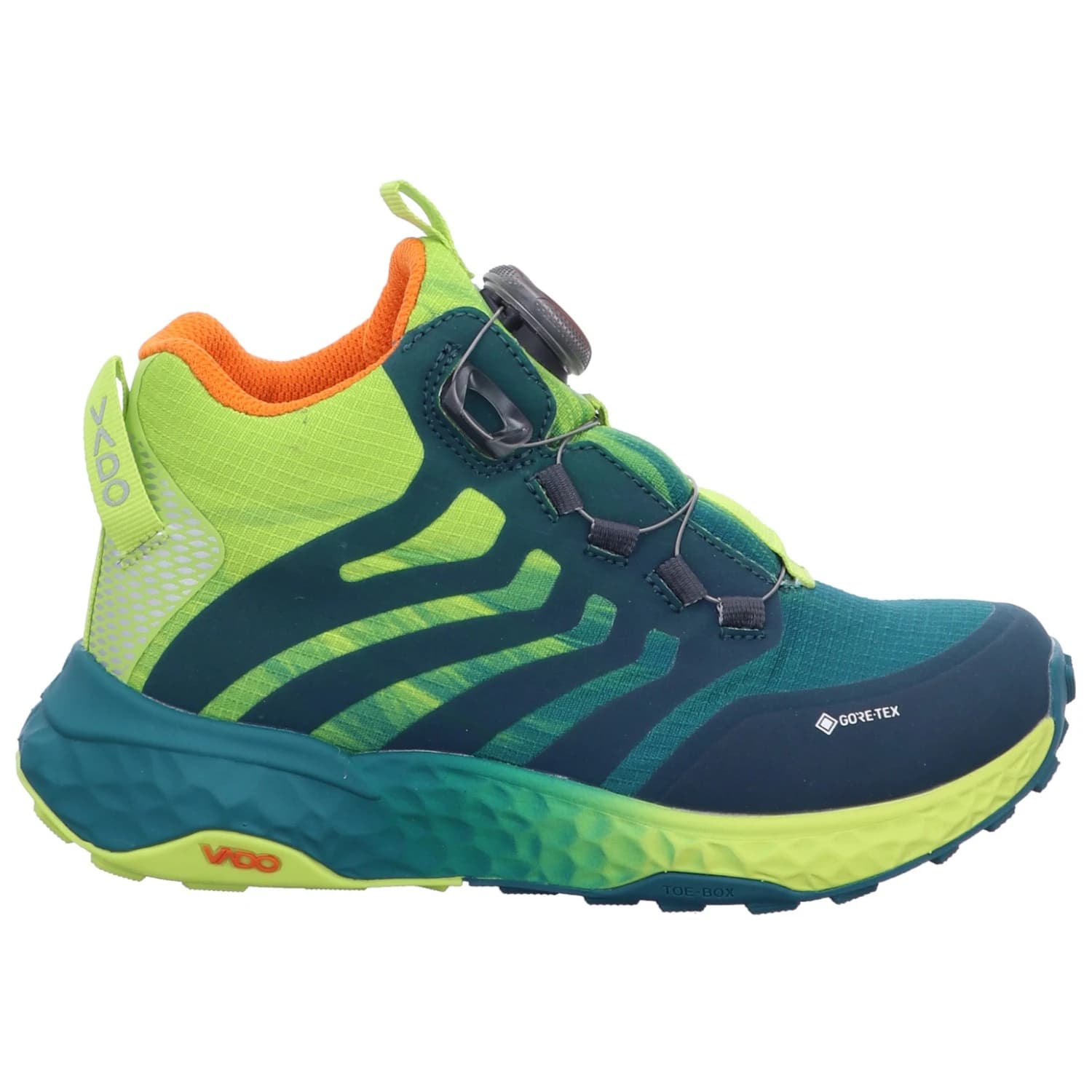 Детски туристически обувки VADO Kid's Surfer Mid Boa GTX Walking boots - Lime