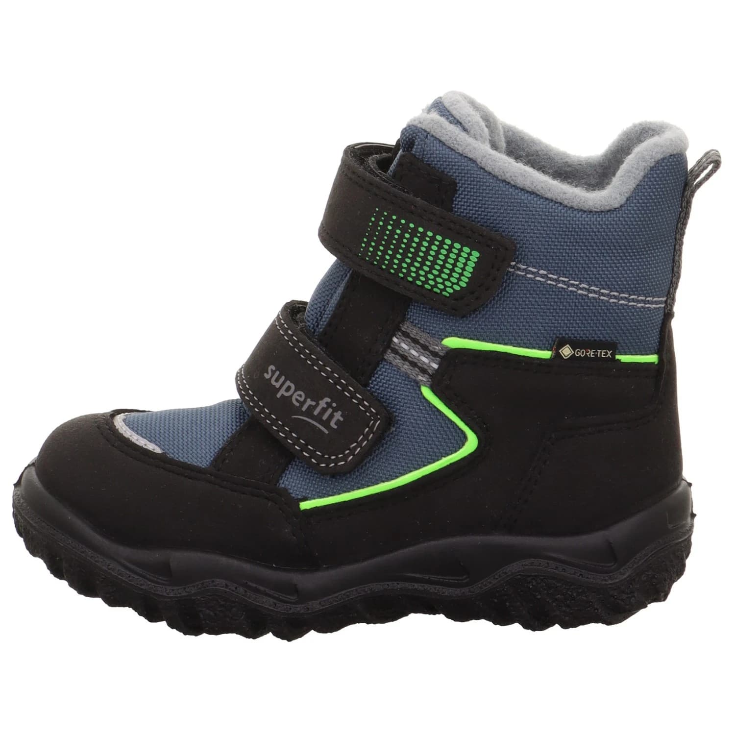 Детски зимни ботуши Superfit Kid's Husky B GTX Winter boots - Schwarz / Hellgrün