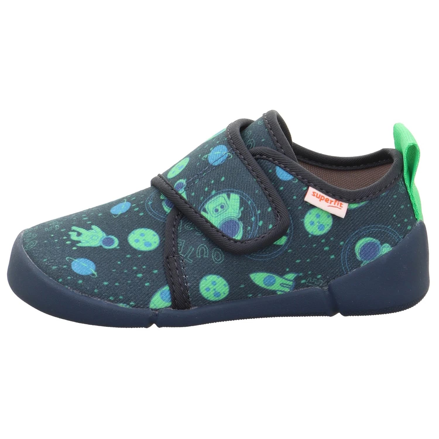 Детски пантофи Superfit Kid's Venti F House slippers - Blau / Mehrfarbig