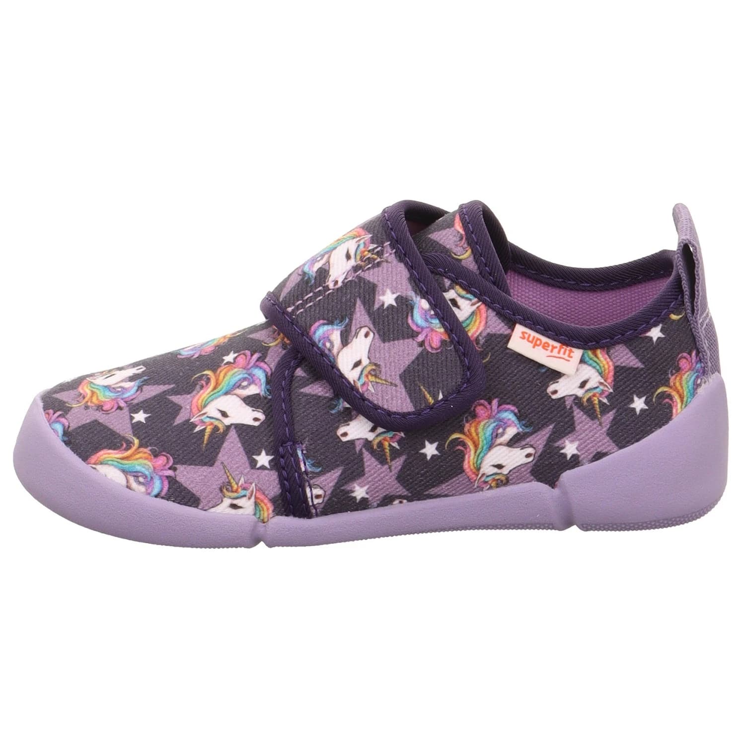 Детски пантофи Superfit Kid's Venti F House slippers - Viola / Mehrfarbig