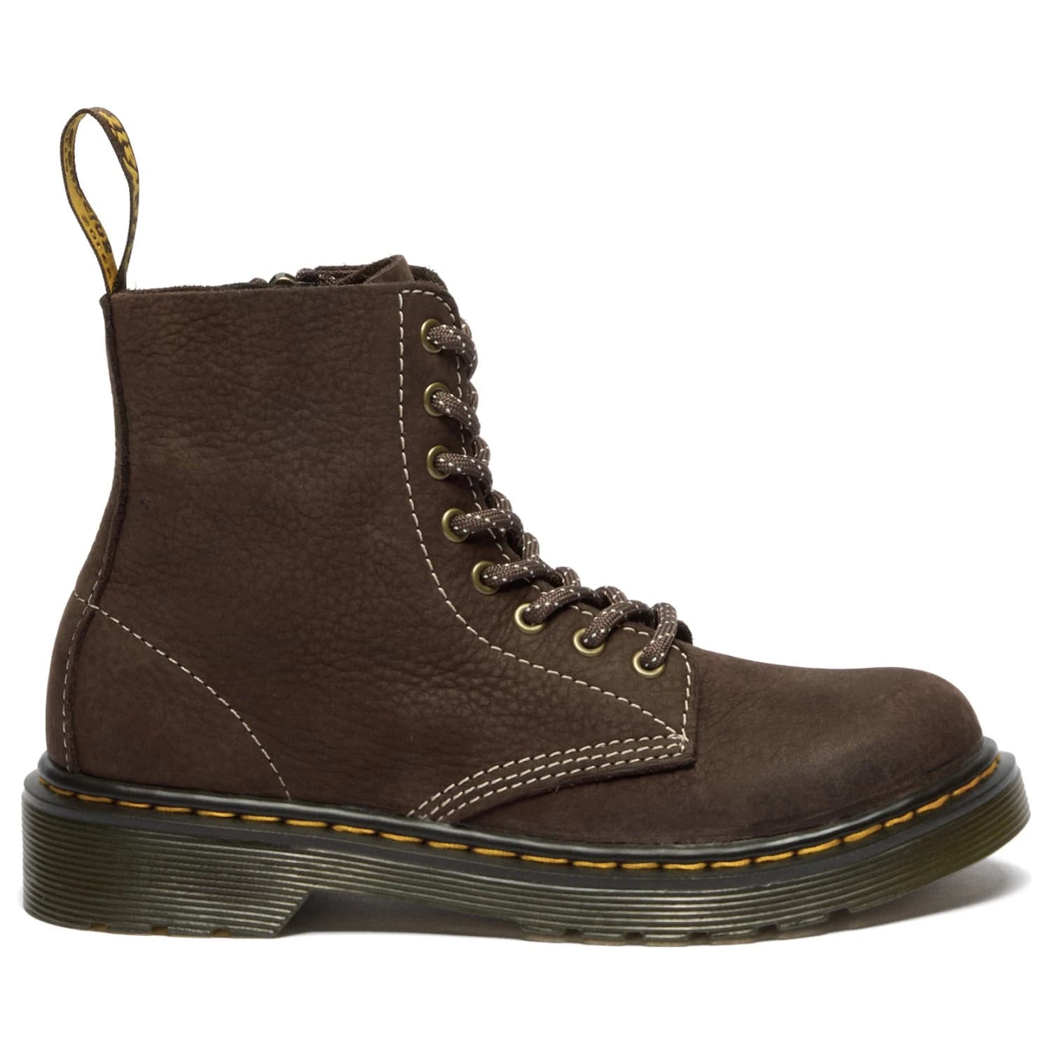 Детски ежедневни боти Dr. Martens Kid's 1460 Pascal Lace Casual boots - Dark Brown