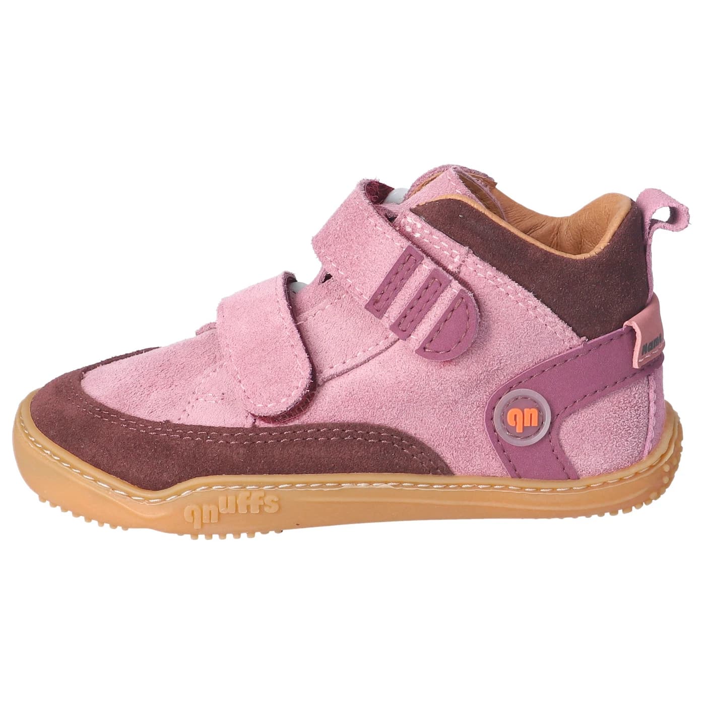 Детски обувки barefoot qnuffs Kid's Kastanie Barefoot shoes - Brombeer / Sucre