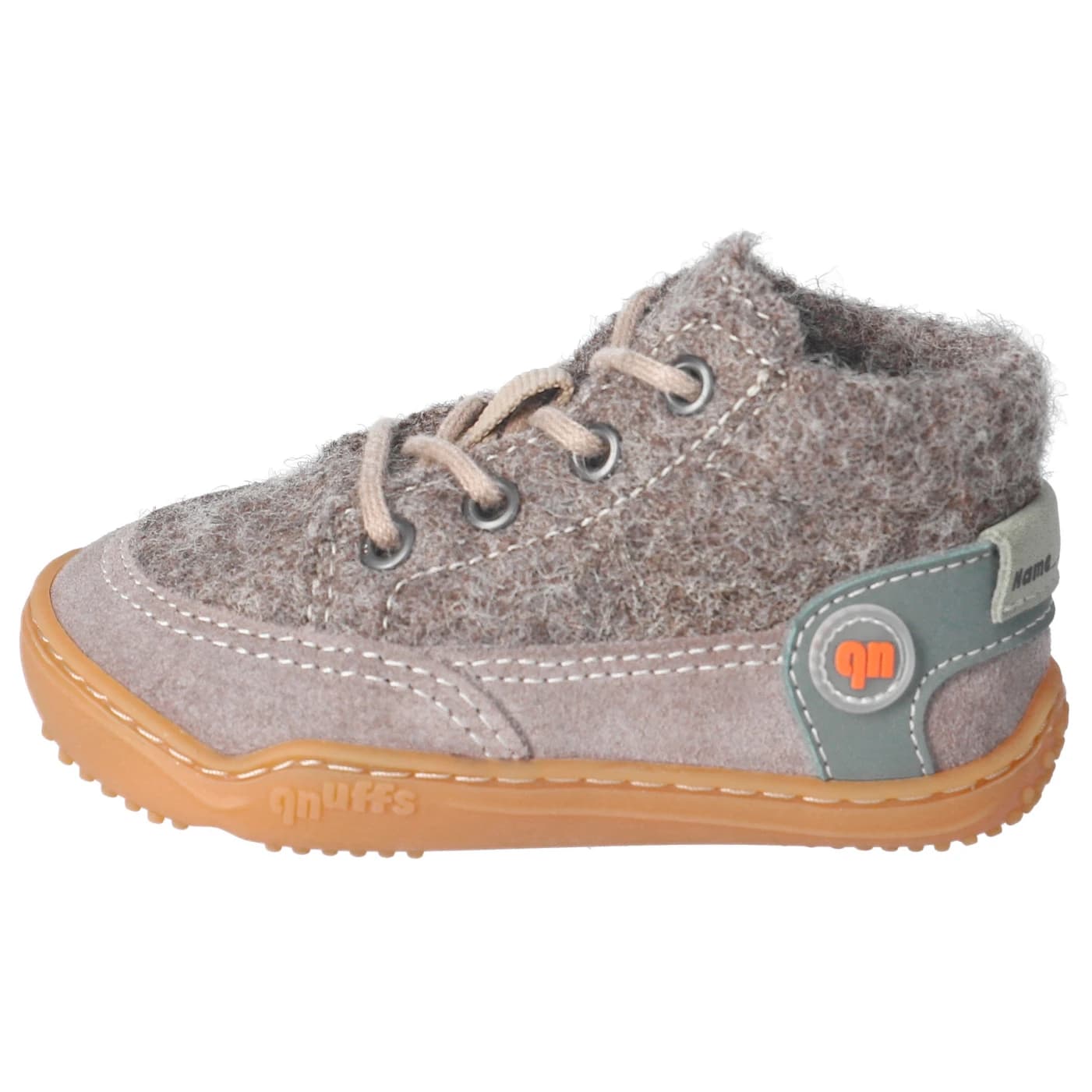 Детски обувки barefoot qnuffs Kid's Weide Barefoot shoes - Meteor / Salbei