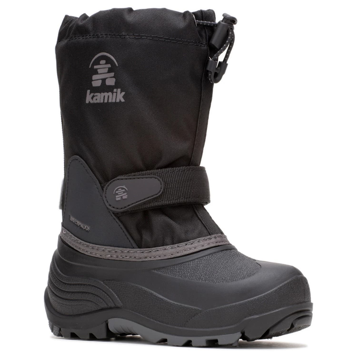 Детски зимни ботуши Kamik Kid's Waterbug 5 Winter boots - Black / Charcoal