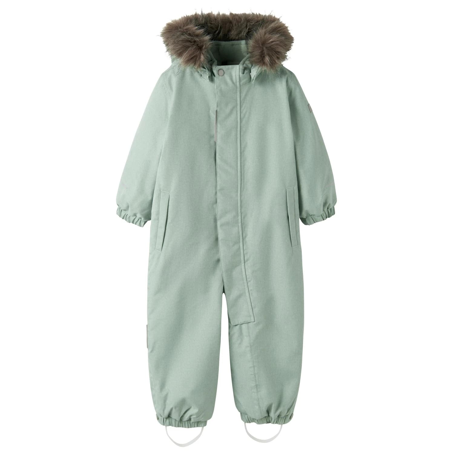 Детска грейка Name it Kid's Snow10 Suit Melange Overall - Iceberg Green