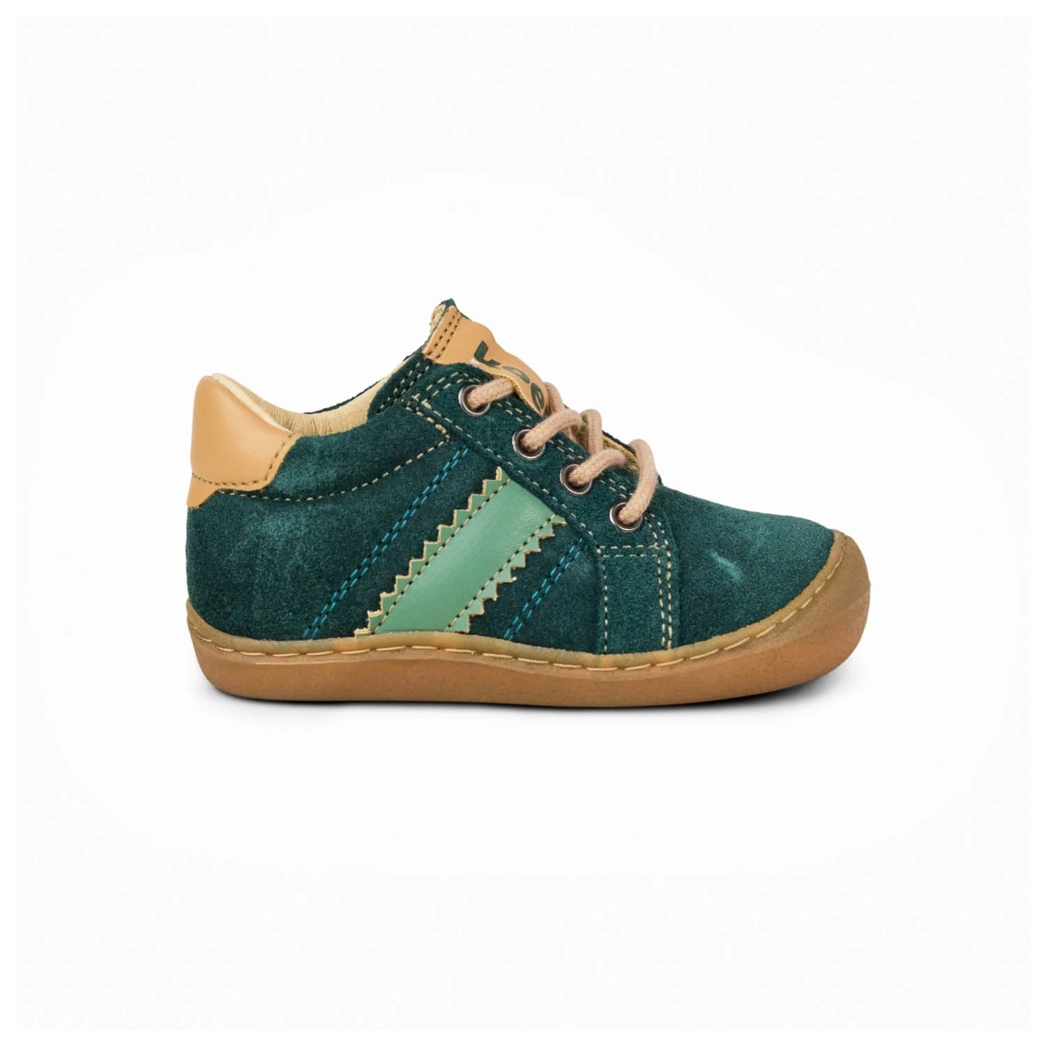 Детски обувки barefoot Koel Kid's Blake Suede Barefoot shoes - Turquoise
