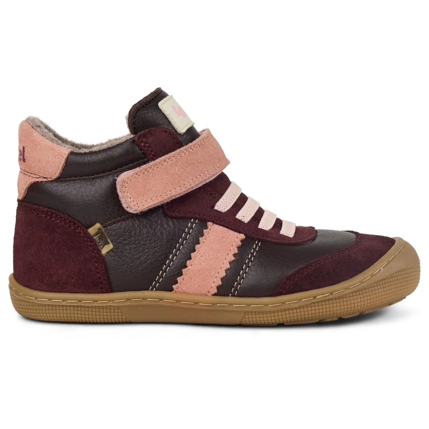 Детски обувки barefoot Koel Kid's Daniel 3.0 Suede Barefoot shoes - Bordo