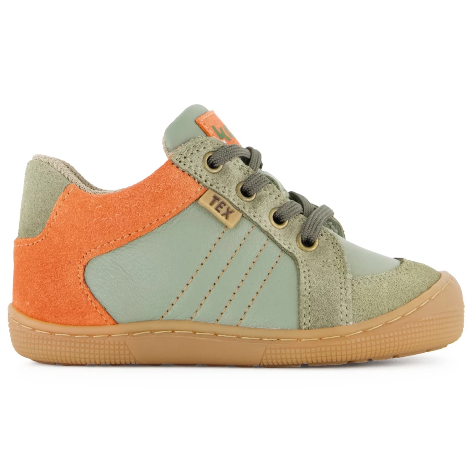 Детски обувки barefoot Koel Kid's Dion Tex Barefoot shoes - Olive