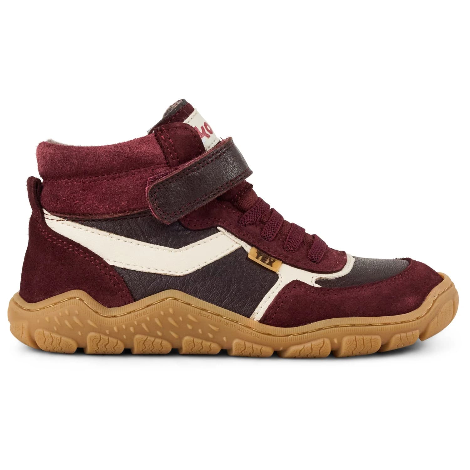 Детски обувки barefoot Koel Kid's Rami Wool Tex Barefoot shoes - Bordo