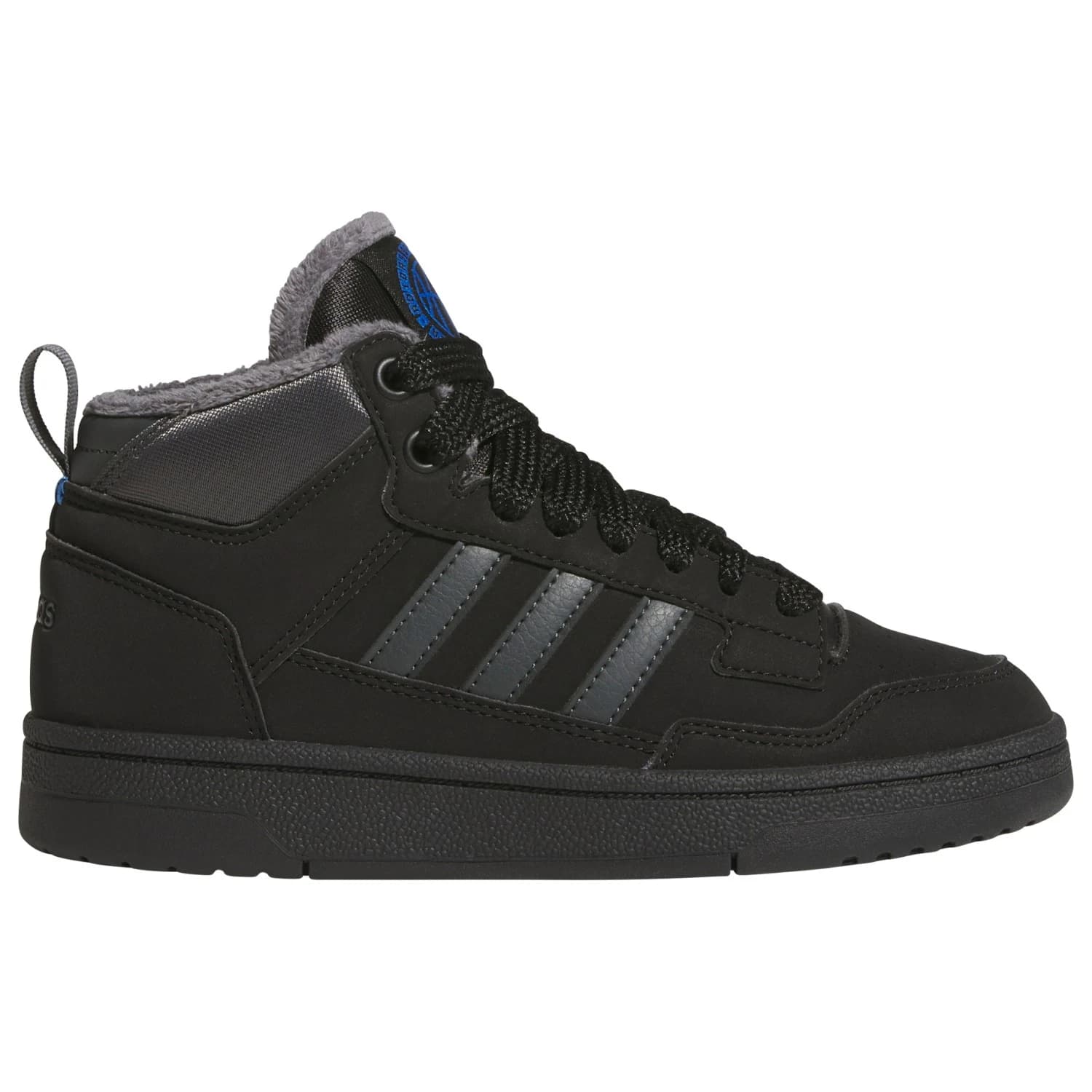 Детски маратонки adidas Kid's Rapid Court Mid Winterized Shoes Winter boots - Core Black / Grey Six / Bright Royal