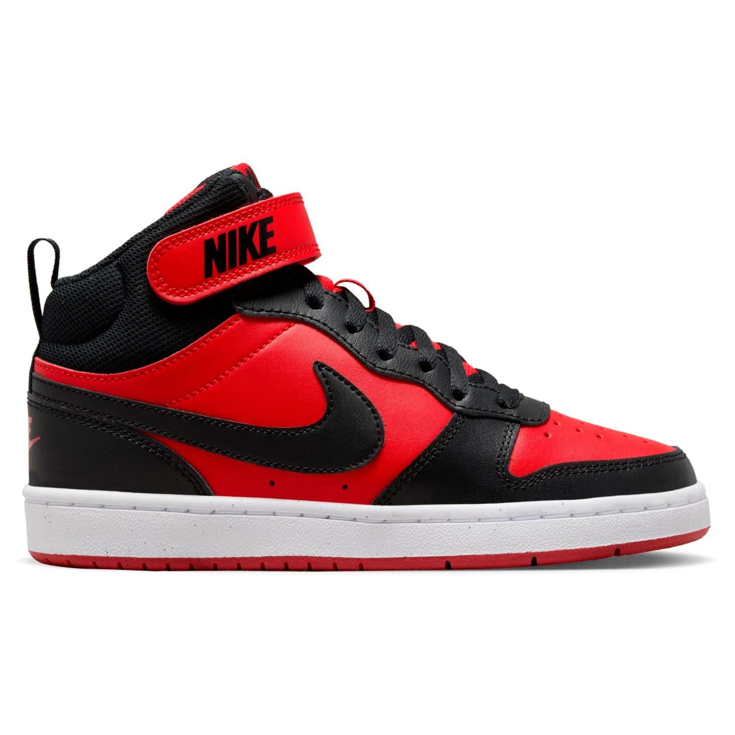 Детски маратонки Nike Kid's Court Borough Mid 2 Sneakers - University Red / Black / White