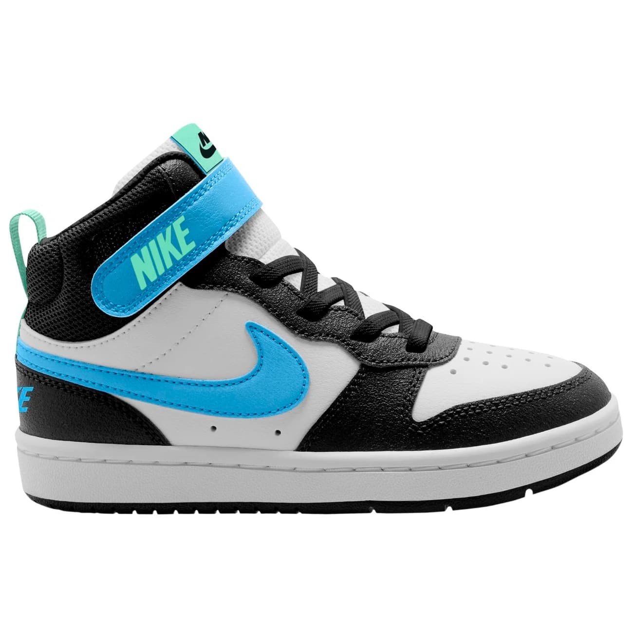 Детски маратонки Nike Kid's Court Borough Mid 2 PSV Sneakers - White / Football Blue / Black / Arctic Grey