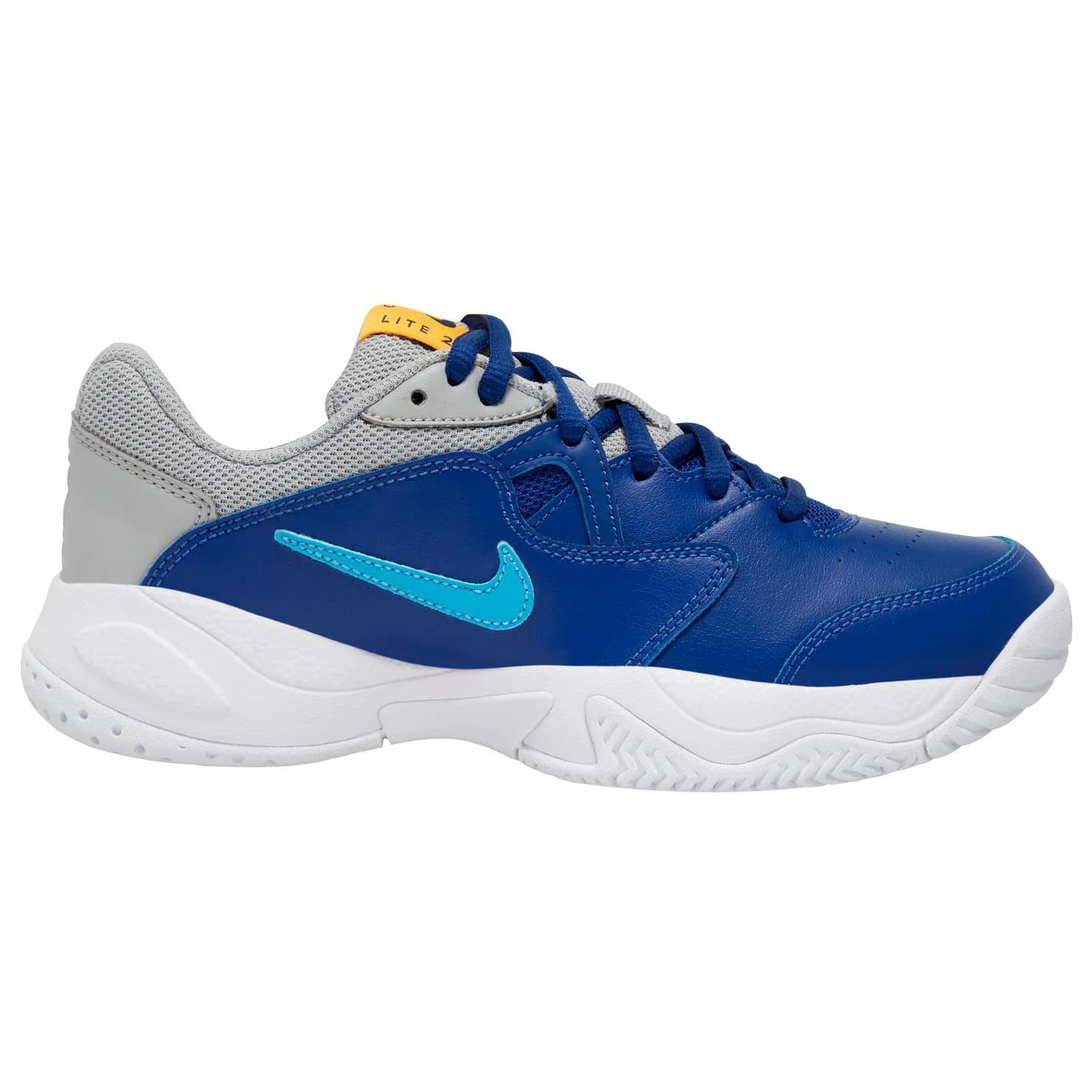 Детски маратонки Nike Kid's Junior Court Lite 2 Sneakers - Deep Royal Blue / Coast / Light Smoke Grey