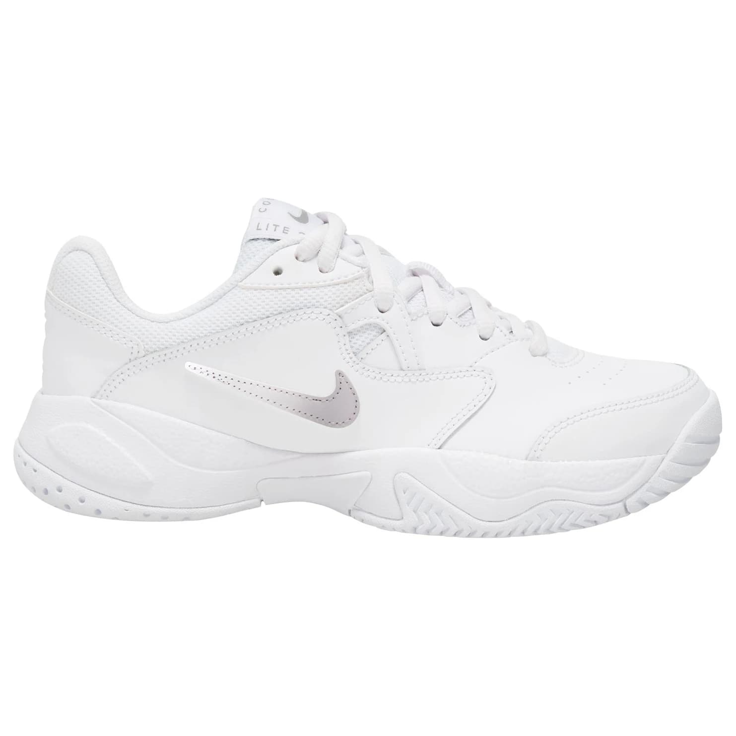 Детски маратонки Nike Kid's Junior Court Lite 2 Sneakers - White / Metallic Silver