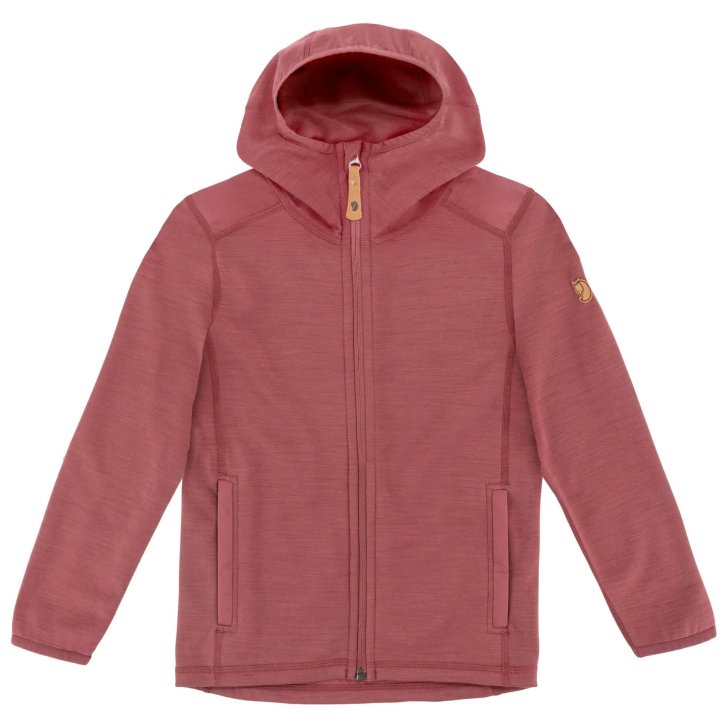 Детско поларено яке Fjällräven Kid's Keb Fleece Hoodie Wool jacket - Mesa Purple