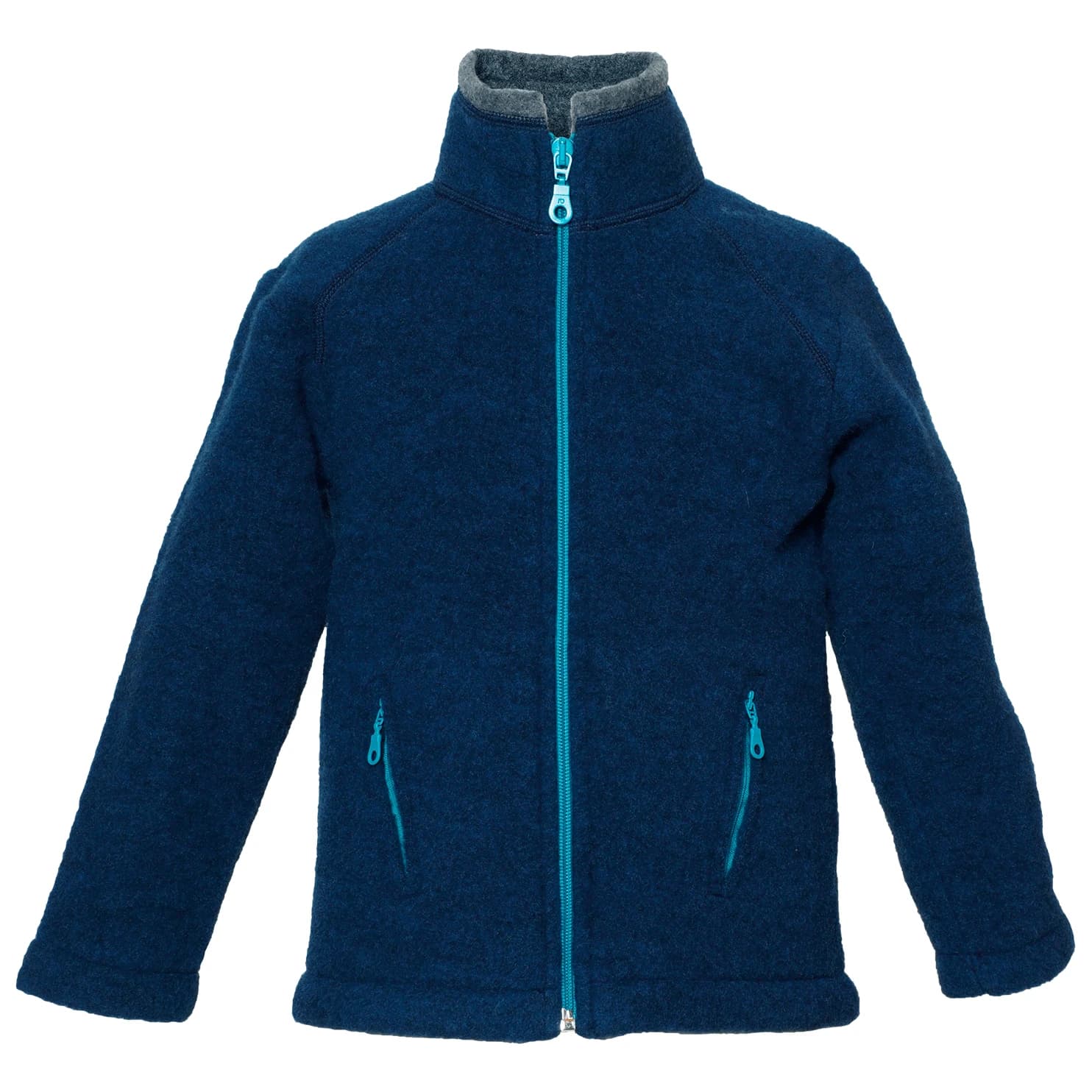 Детско вълнено яке Reiff Kid's Wollfleecejacke Colori Merino jacket - Navy / Petrol