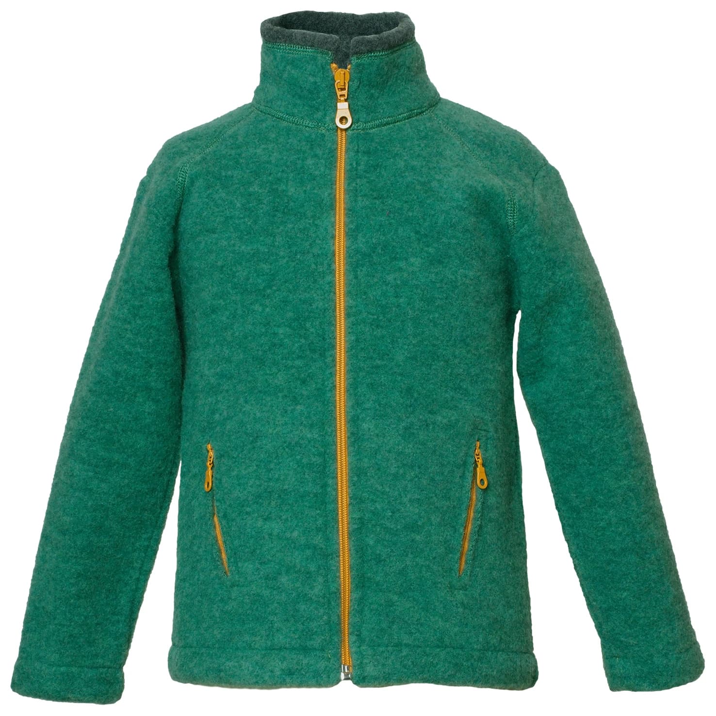 Детско вълнено яке Reiff Kid's Wollfleecejacke Colori Merino jacket - Sage / Turmeric