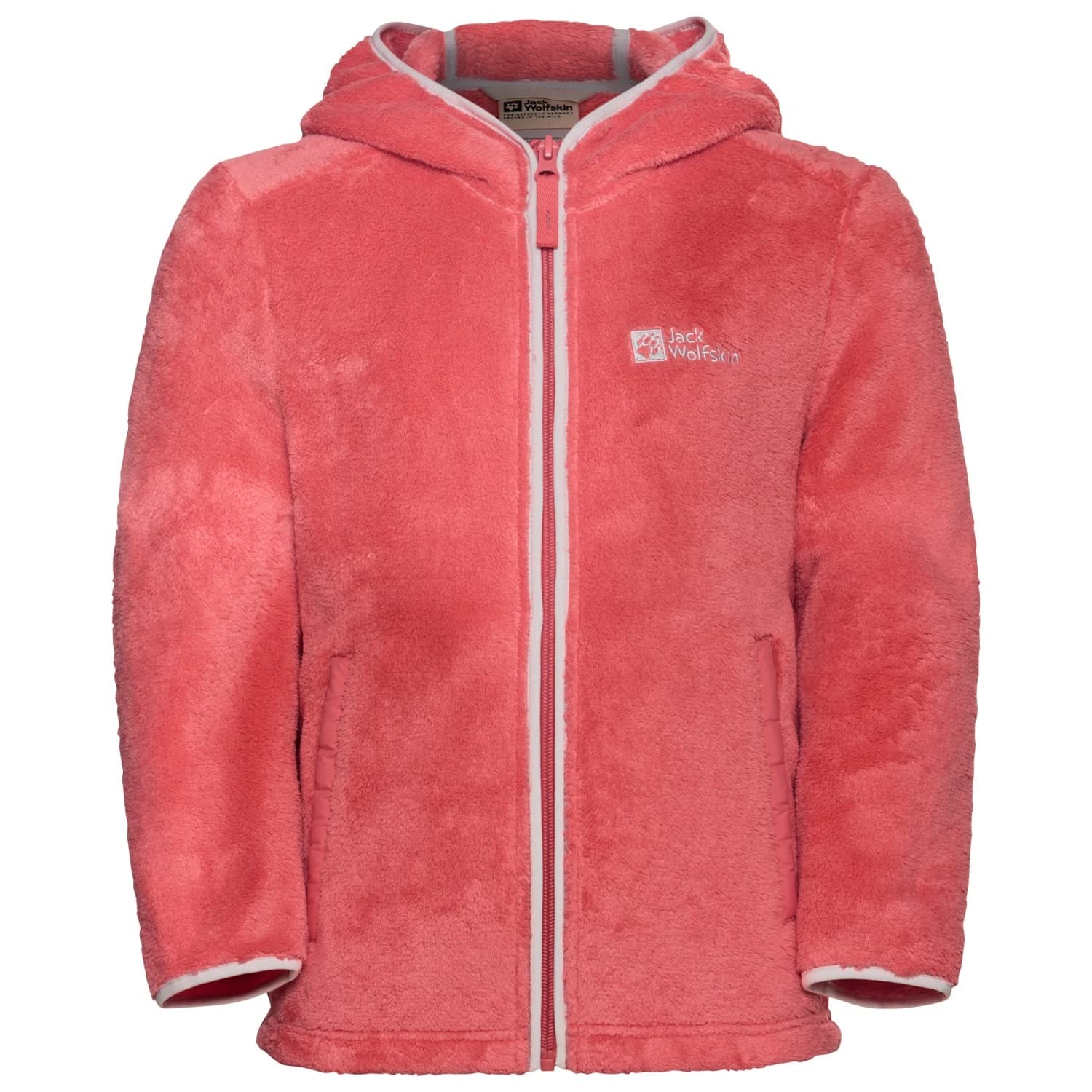 Детско поларено яке Jack Wolfskin Kid's Nepali Jacket Fleece jacket - Sunset Coral