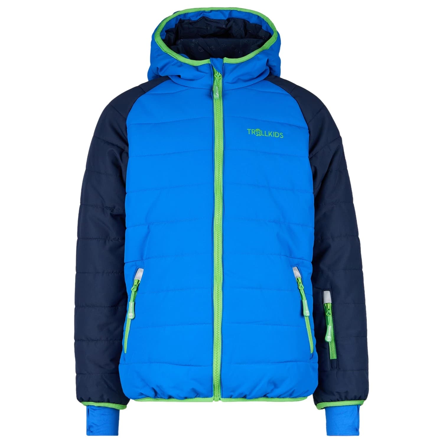 Детско зимно яке Trollkids Kid's Hafjell Snow Jacket Pro Ski jacket - Navy / Med Blue / Green