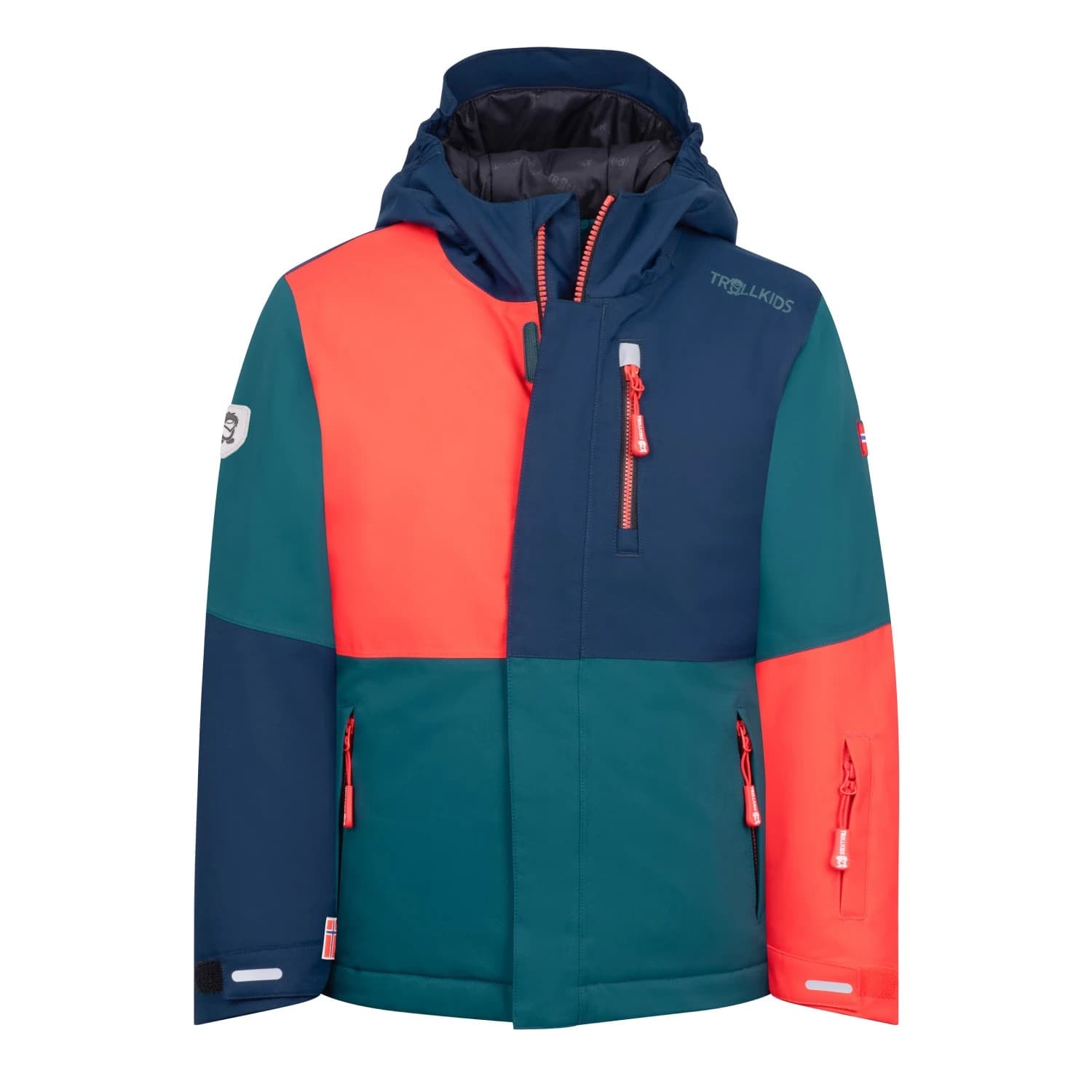 Детско ски яке Trollkids Kid's Hallingdal Jacket Winter jacket - Midnight Petrol / Black