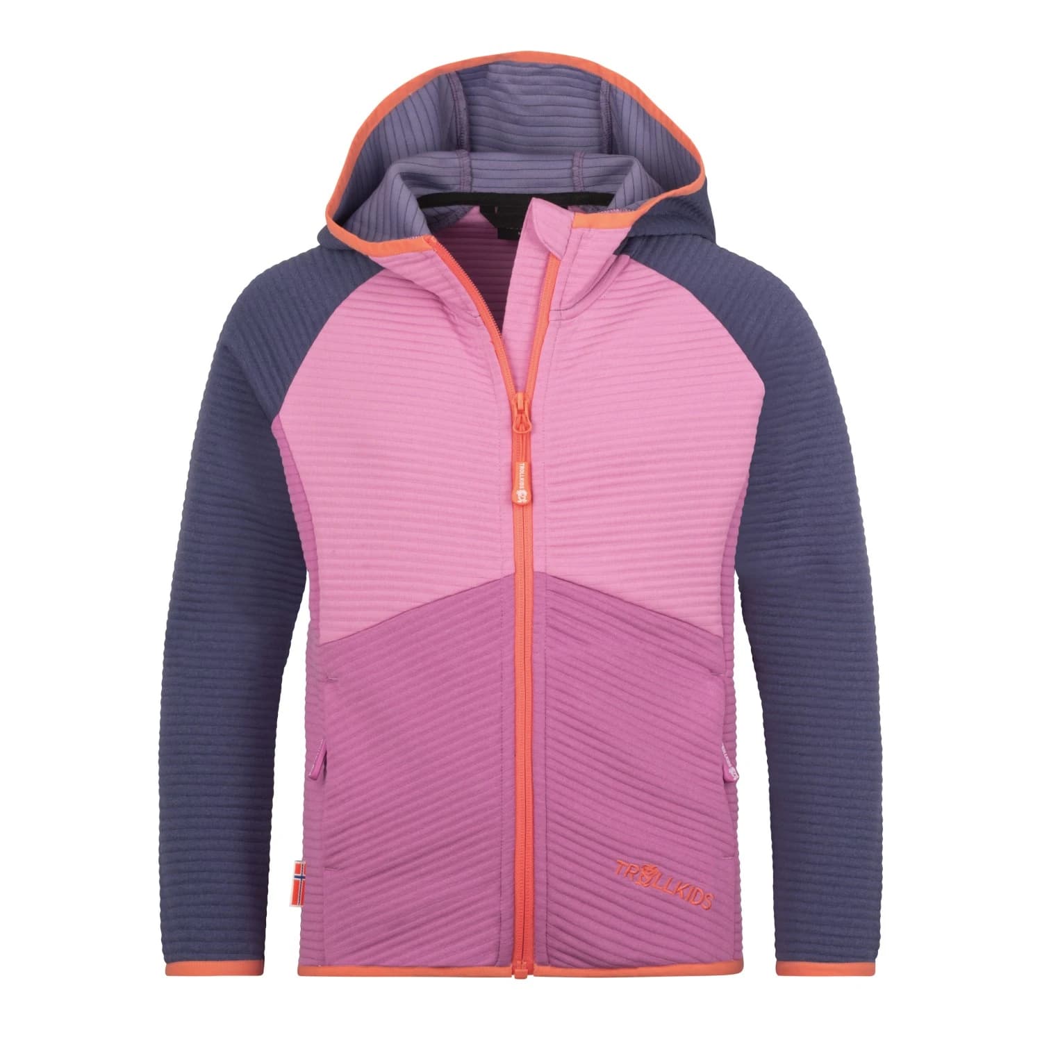 Детско поларено яке Trollkids Girl's Sogndal Jacket Fleece jacket - Violet Blue