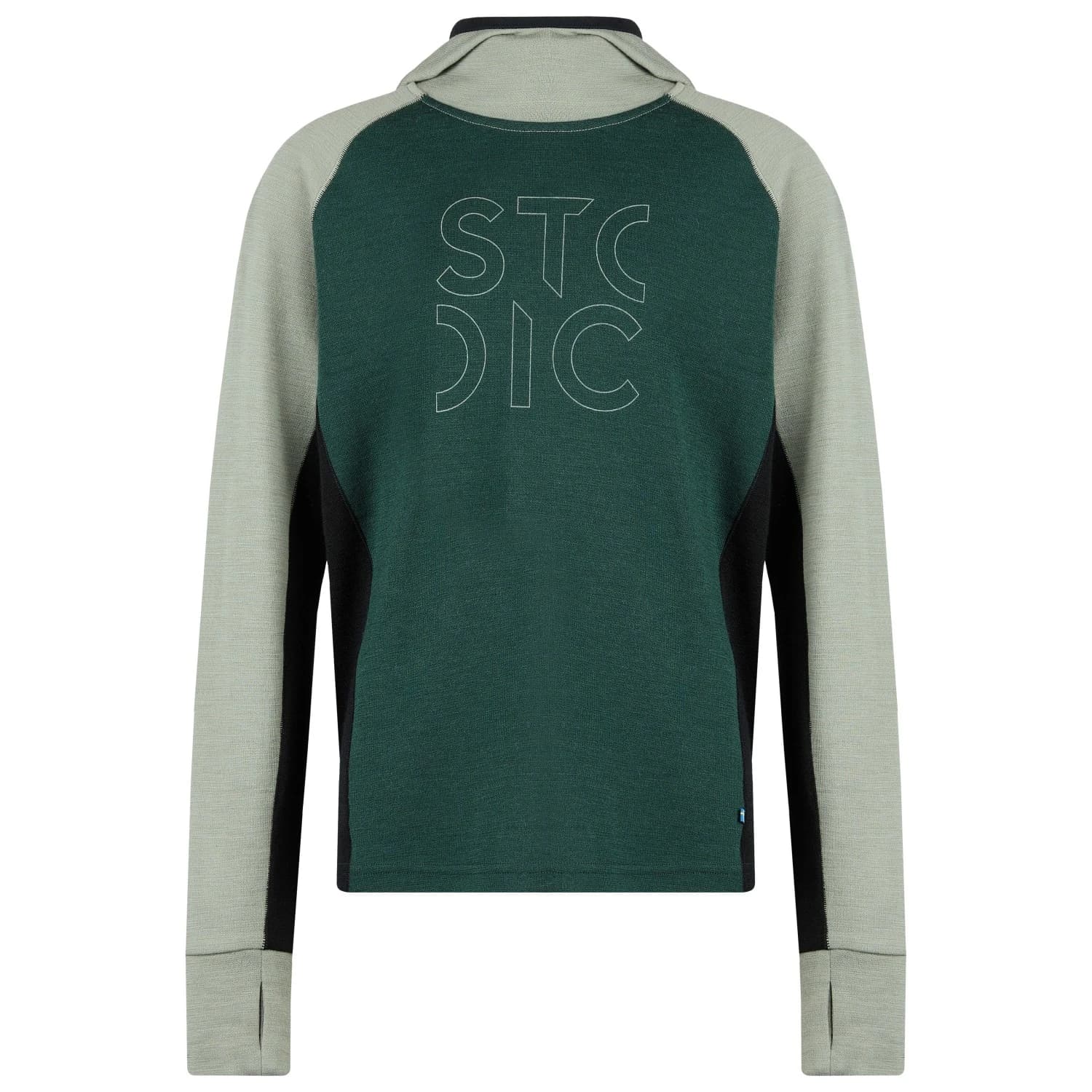 Детски вълнен пуловер Stoic Kid's Merino260 StadjanSt. Hoody Merino hoodie - Dark Pine Green Multi