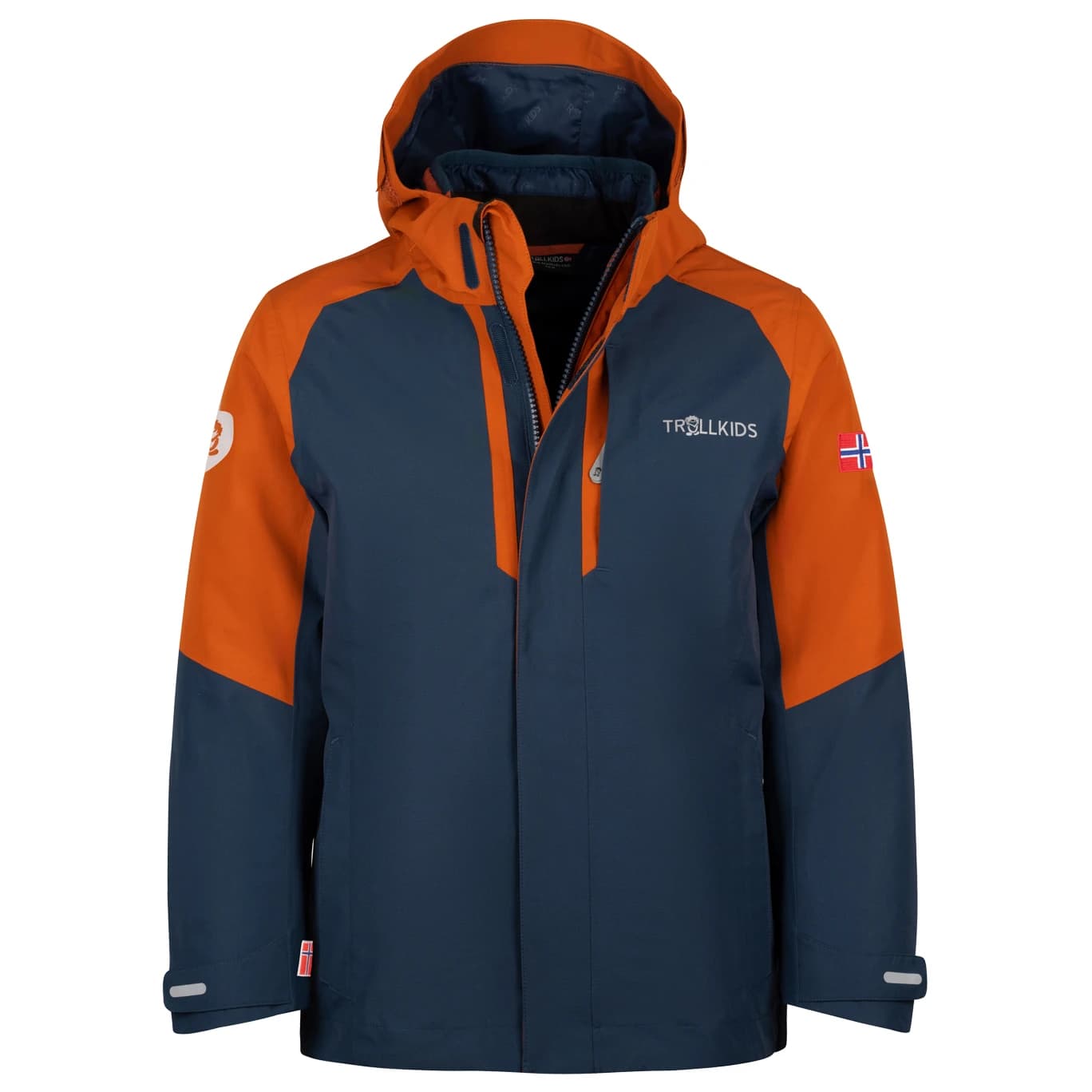 Детско 3-в-1 яке Trollkids Kid's Skanden 3in1 Jacket 3-in-1 jacket - Cinnamon / Night Sky