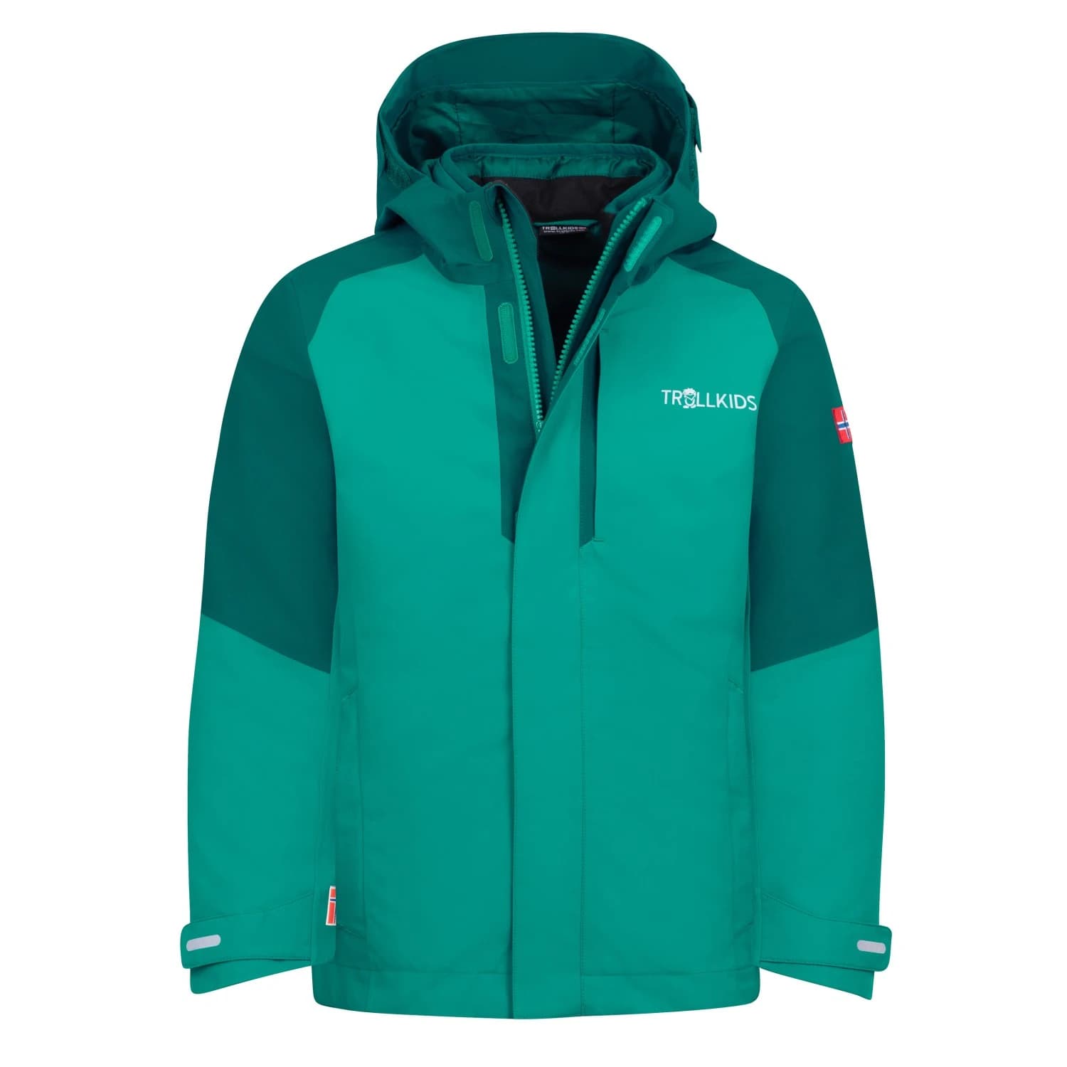 Детско 3-в-1 яке Trollkids Kid's Skanden 3in1 Jacket 3-in-1 jacket - Dark Cyan / Midnight Petrol