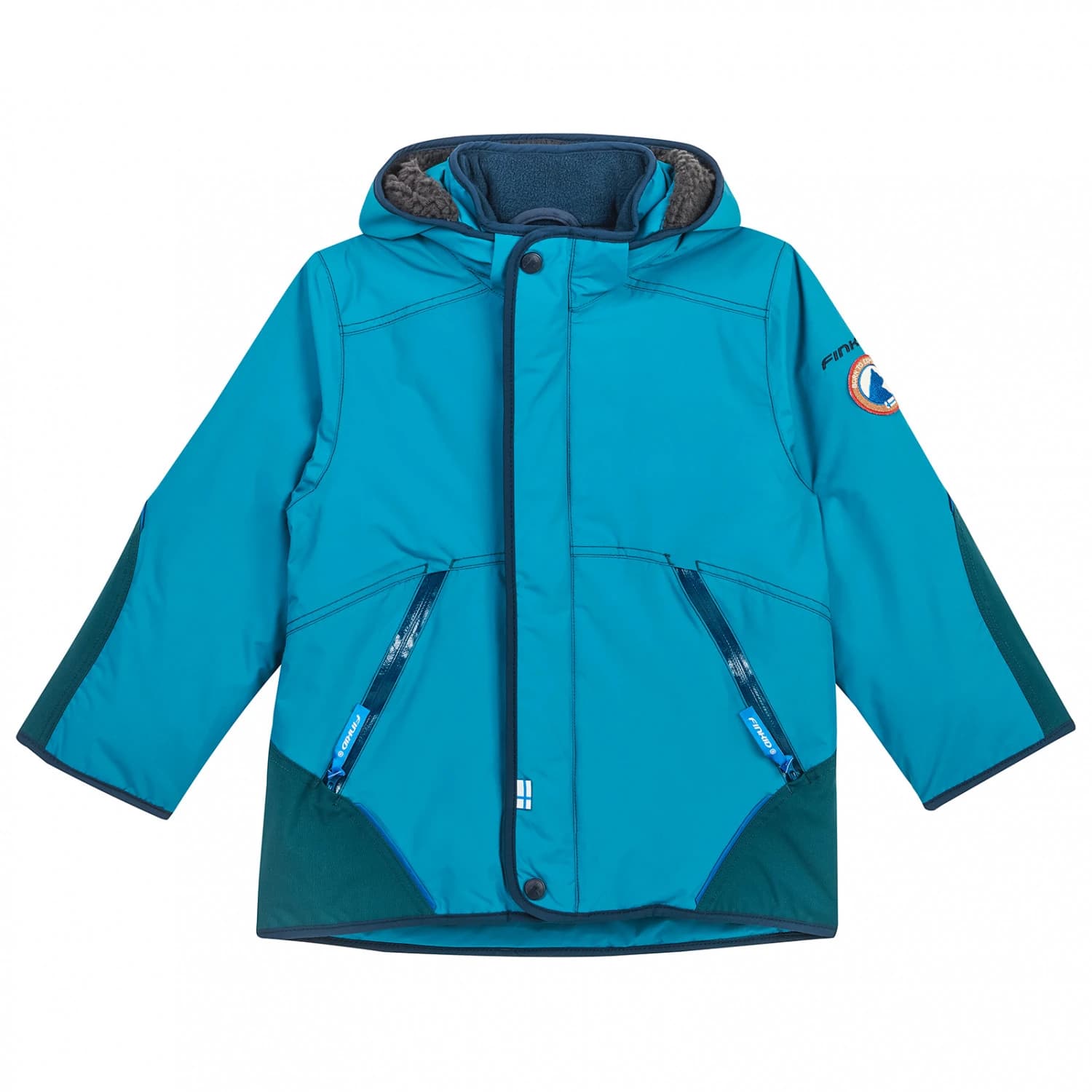 Детско яке парка Finkid Kid's Talvinen Husky Ski jacket - Seaport / Navy
