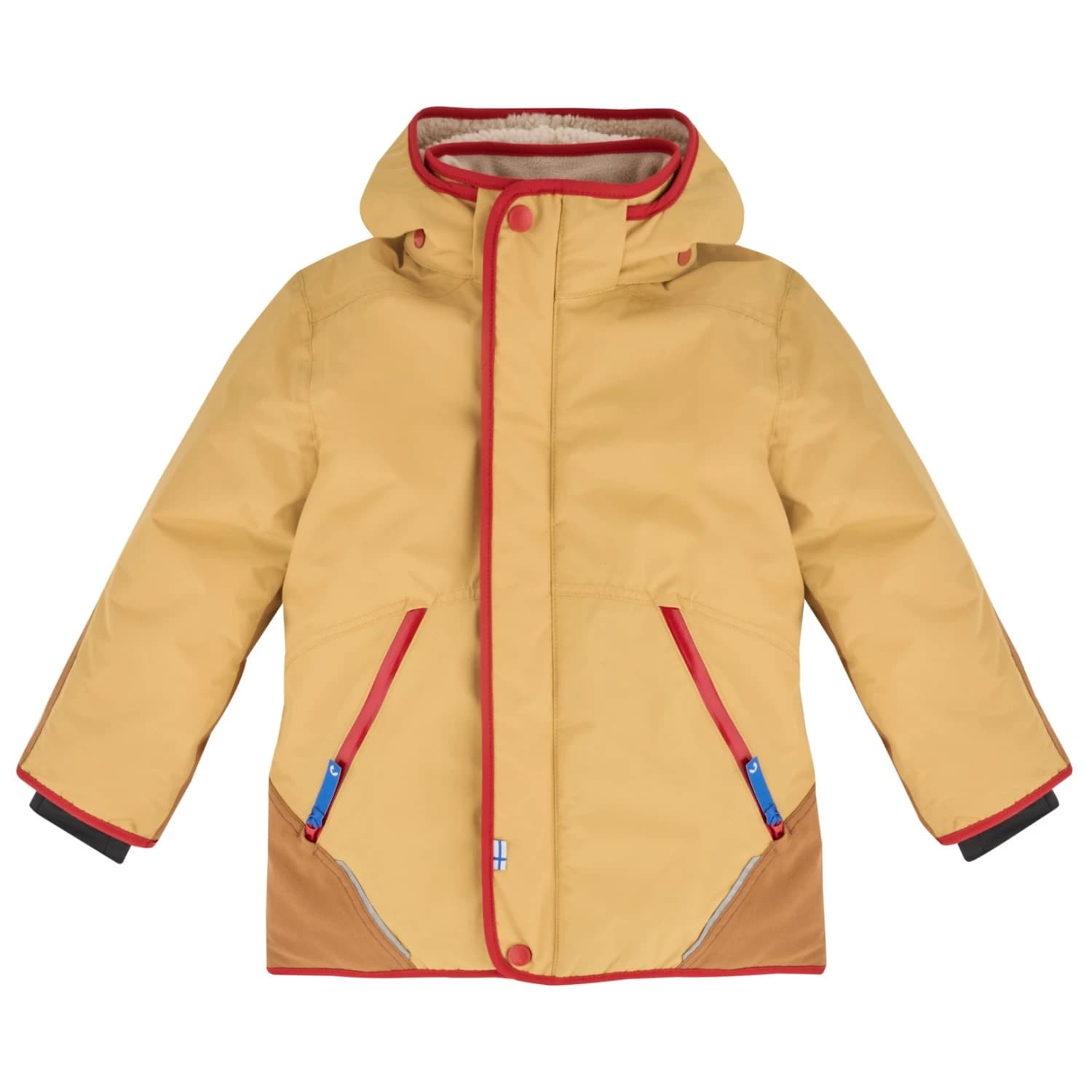 Детско яке парка Finkid Kid's Talvinen Husky Ski jacket - Ochre / Lava