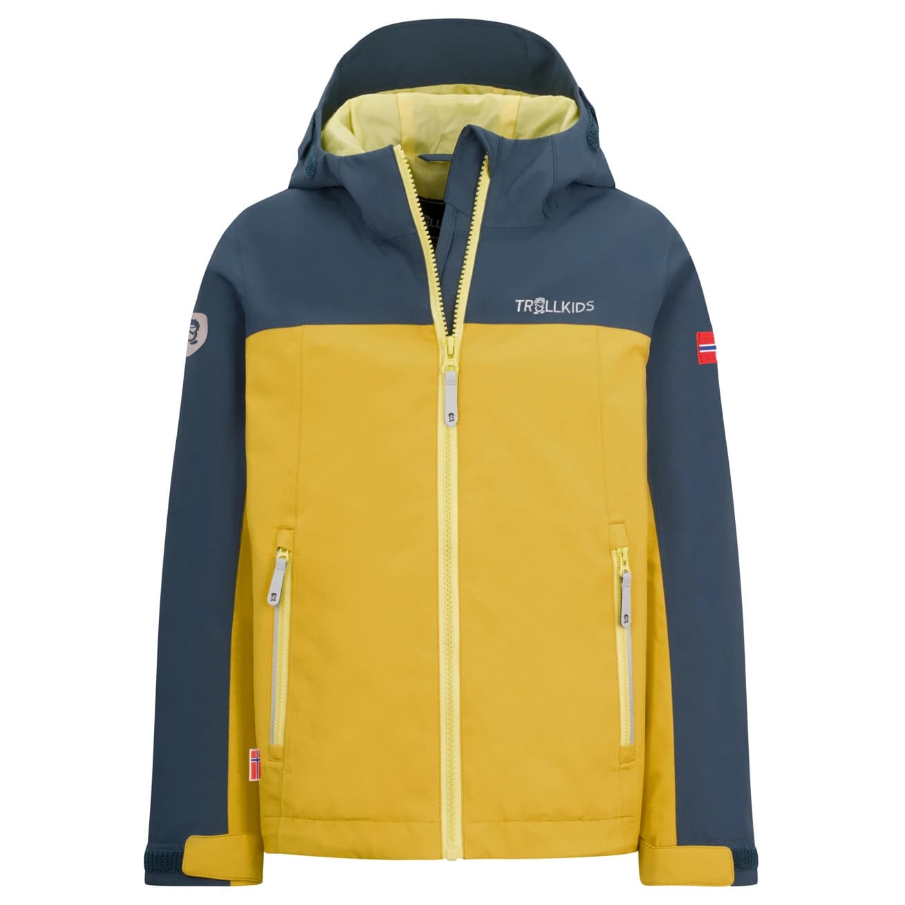 Детско водоустойчиво яке Trollkids Kid's Telemark Jacket Waterproof jacket - Dark Navy / Ginger / Sea Sand