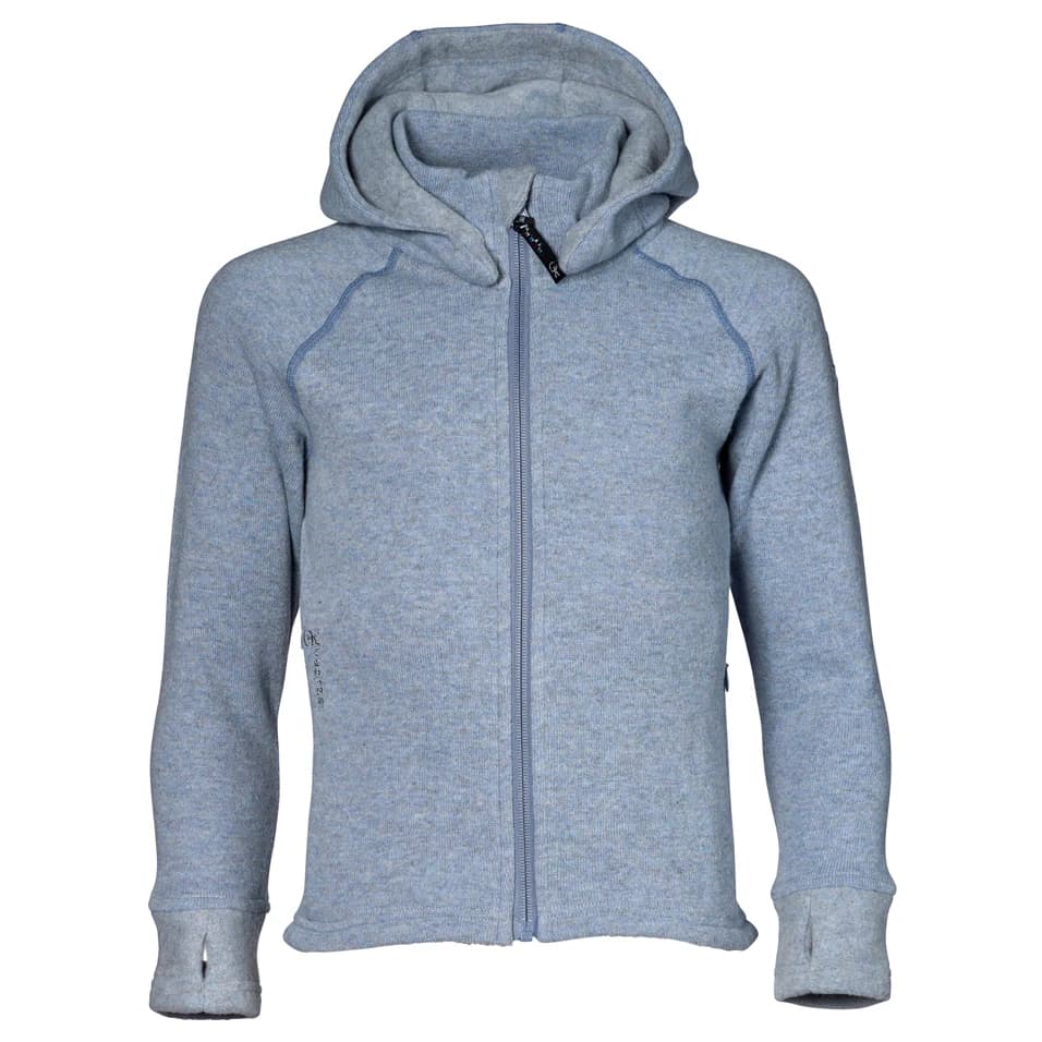 Детско вълнено яке Isbjörn Kid's Shaun Hoodie Wool jacket - Blue Pearl
