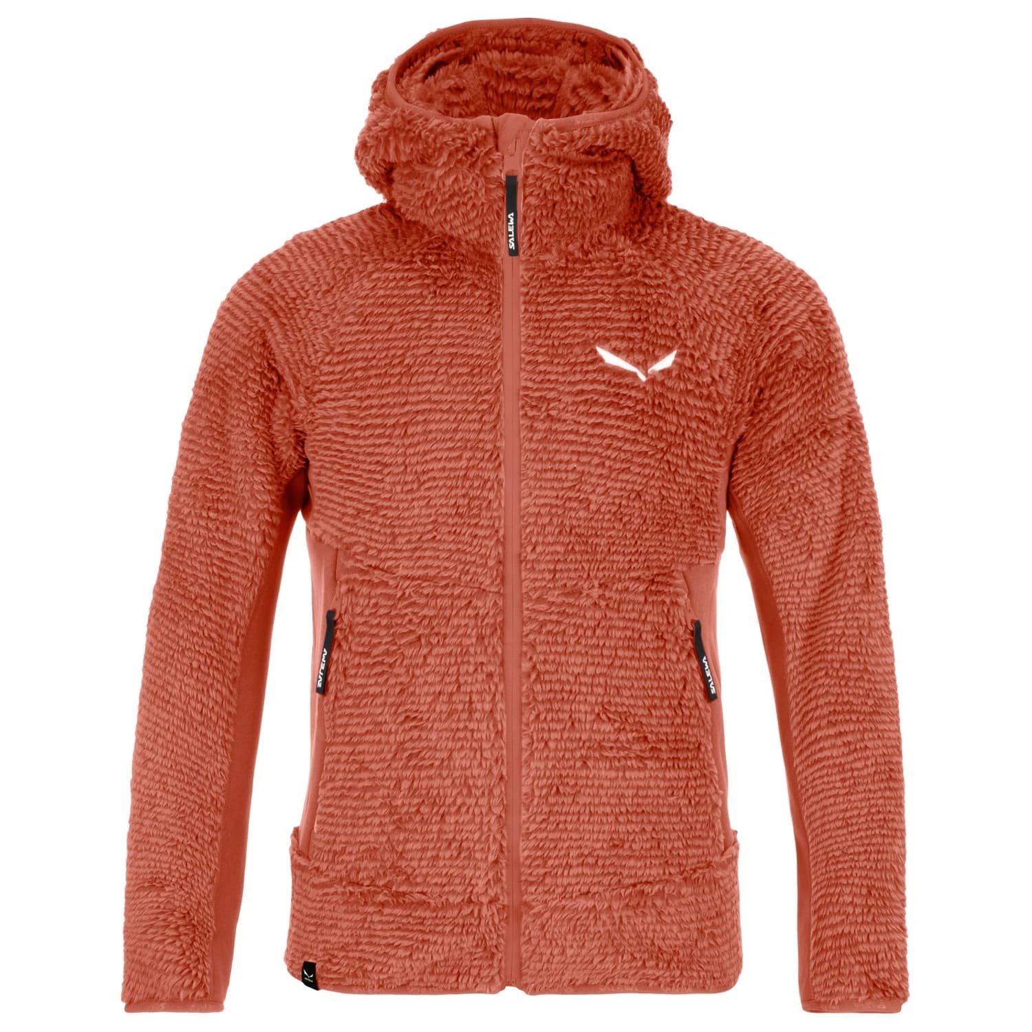 Детско поларено яке Salewa Kid's Puez Highloft 2 Polarlite HD Jacket Fleece jacket - Etruscan Red