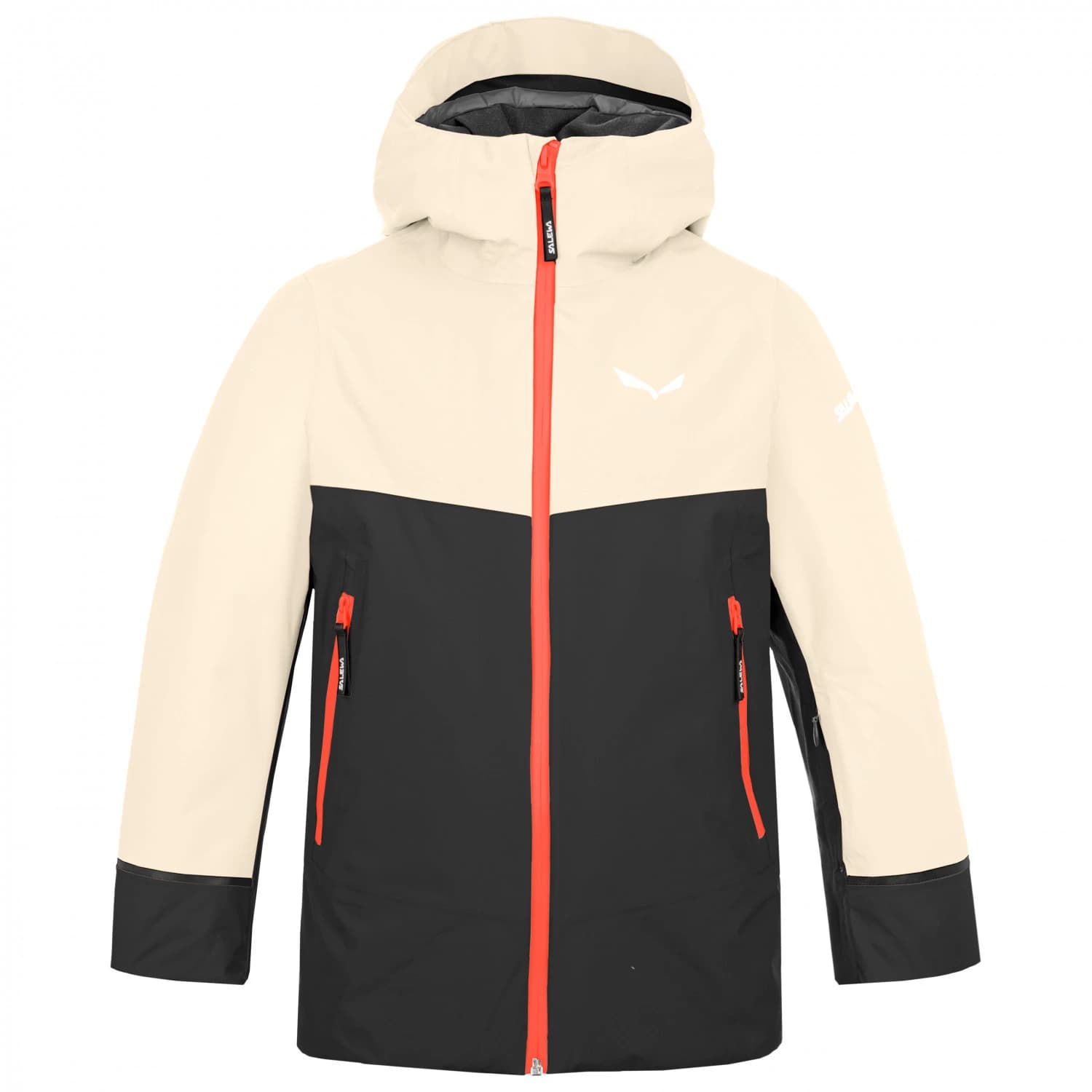 Детско ски яке Salewa Kid's Sella Powertex / TWR Jacket Ski jacket - Oatmeal