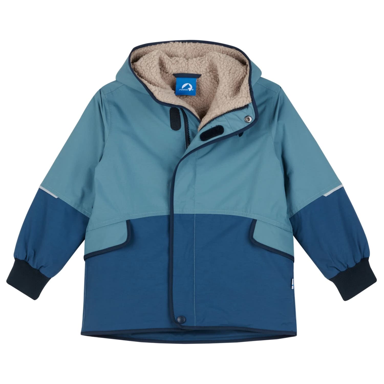 Детско зимно яке Finkid Kid's Moska Mukka Winter jacket - Bluestone / Navy